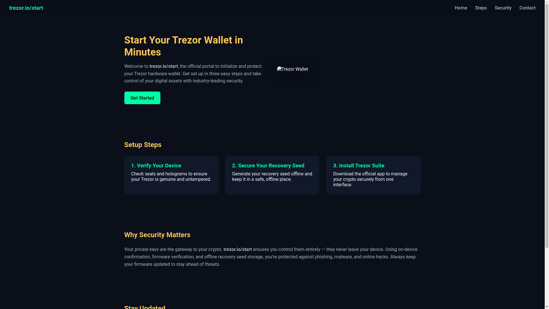 website screenshot of https://doc-trezo-help.pages.dev/