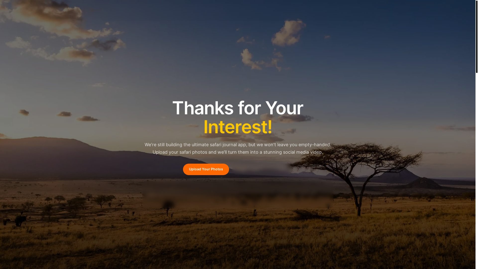 website screenshot of https://bushlink.app/