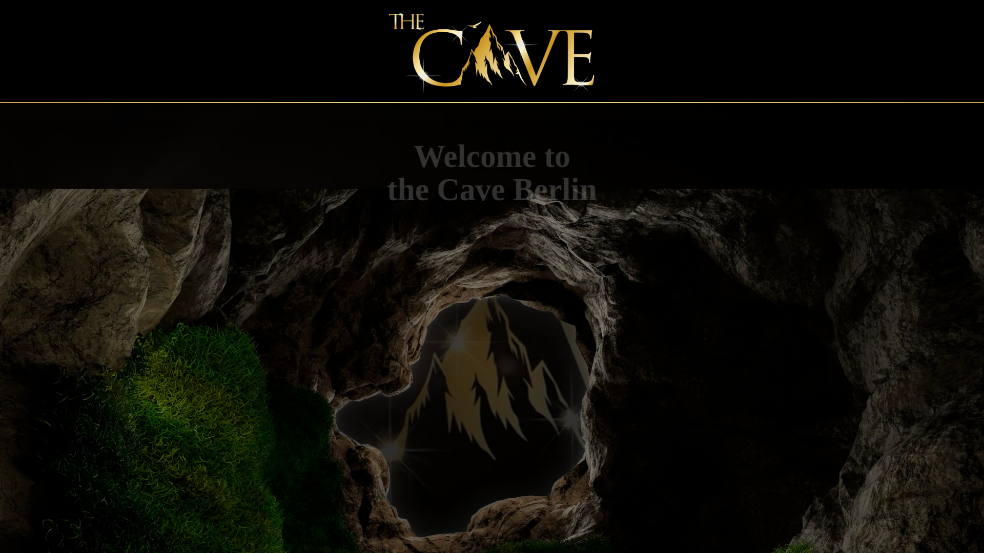website screenshot of https://thecaveberlin.de/