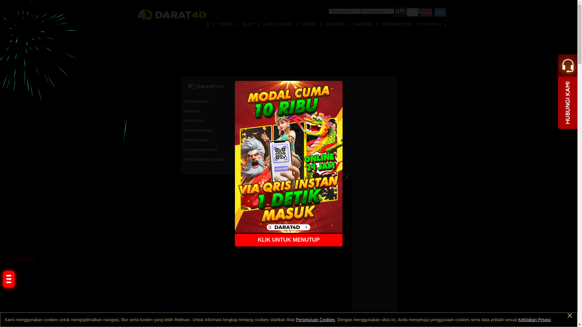 website screenshot of https://aksescepatdarat4d.pages.dev/