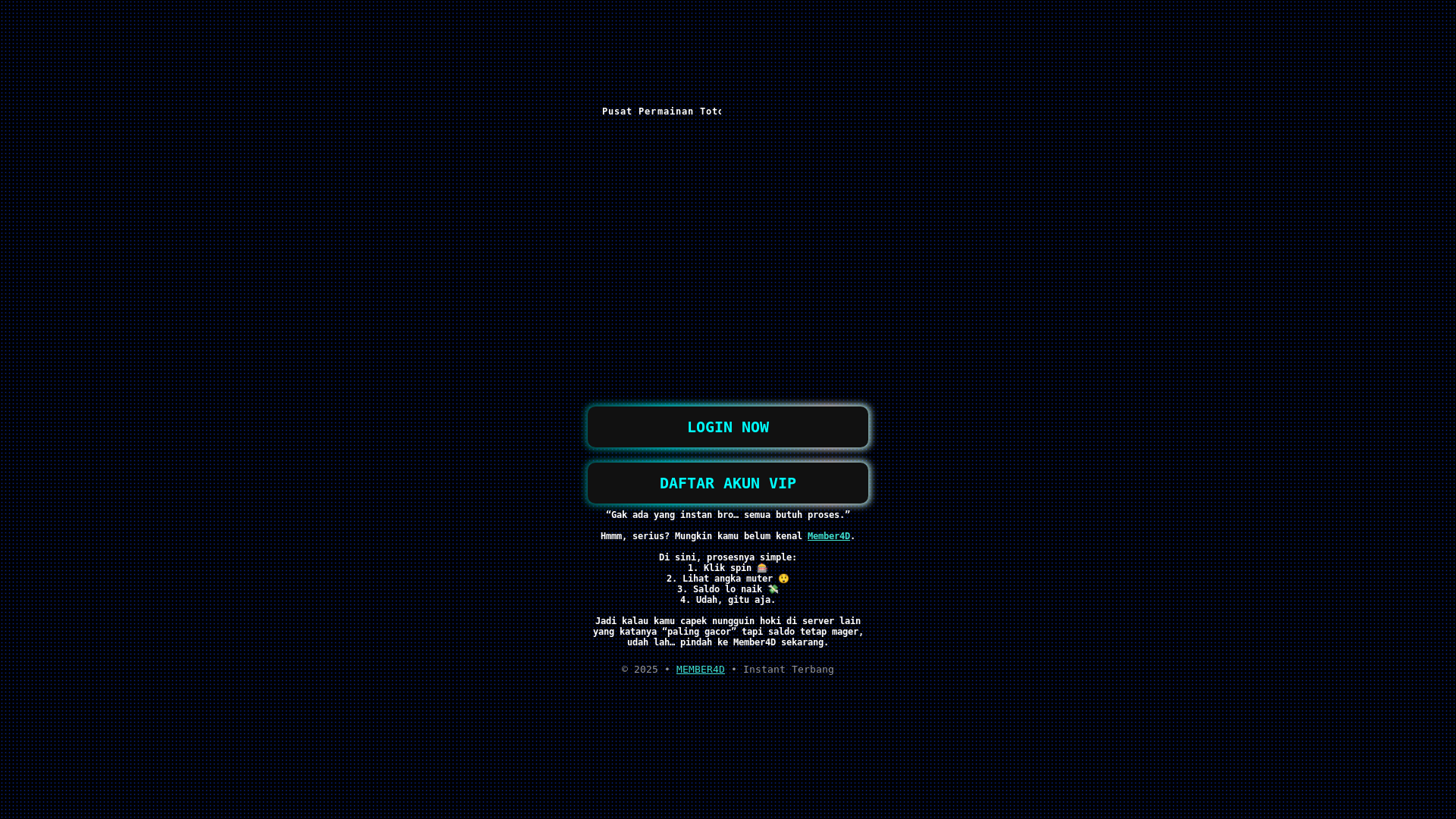website screenshot of https://member4d-instant.pages.dev/