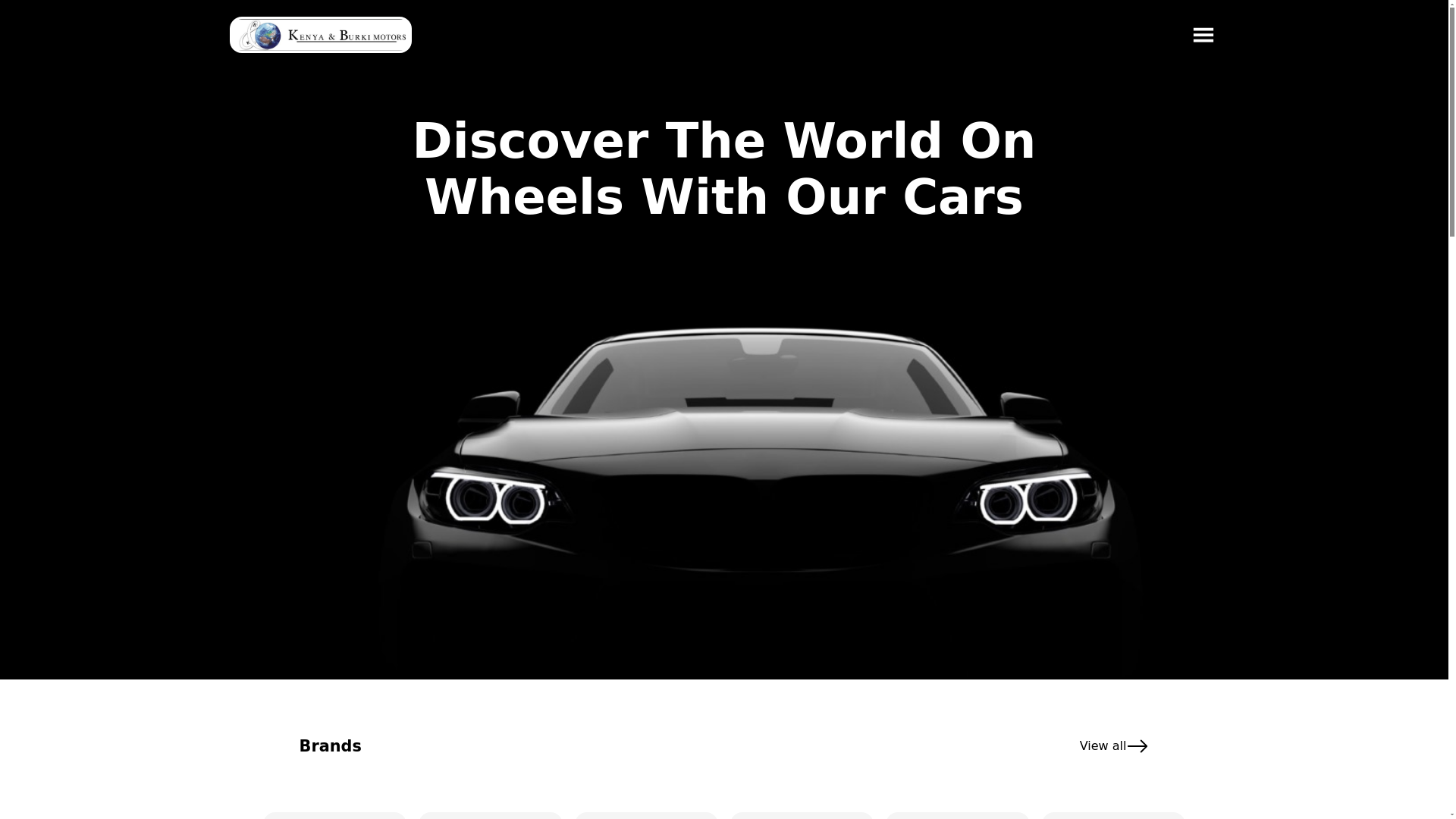 website screenshot of https://kenyaandburkimotors.com/