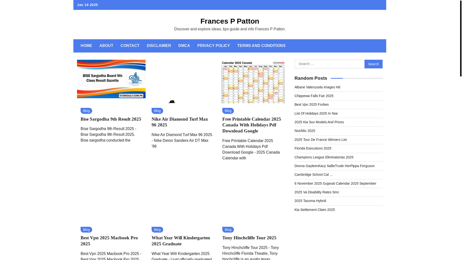 website screenshot of https://francesppattonc.pages.dev/