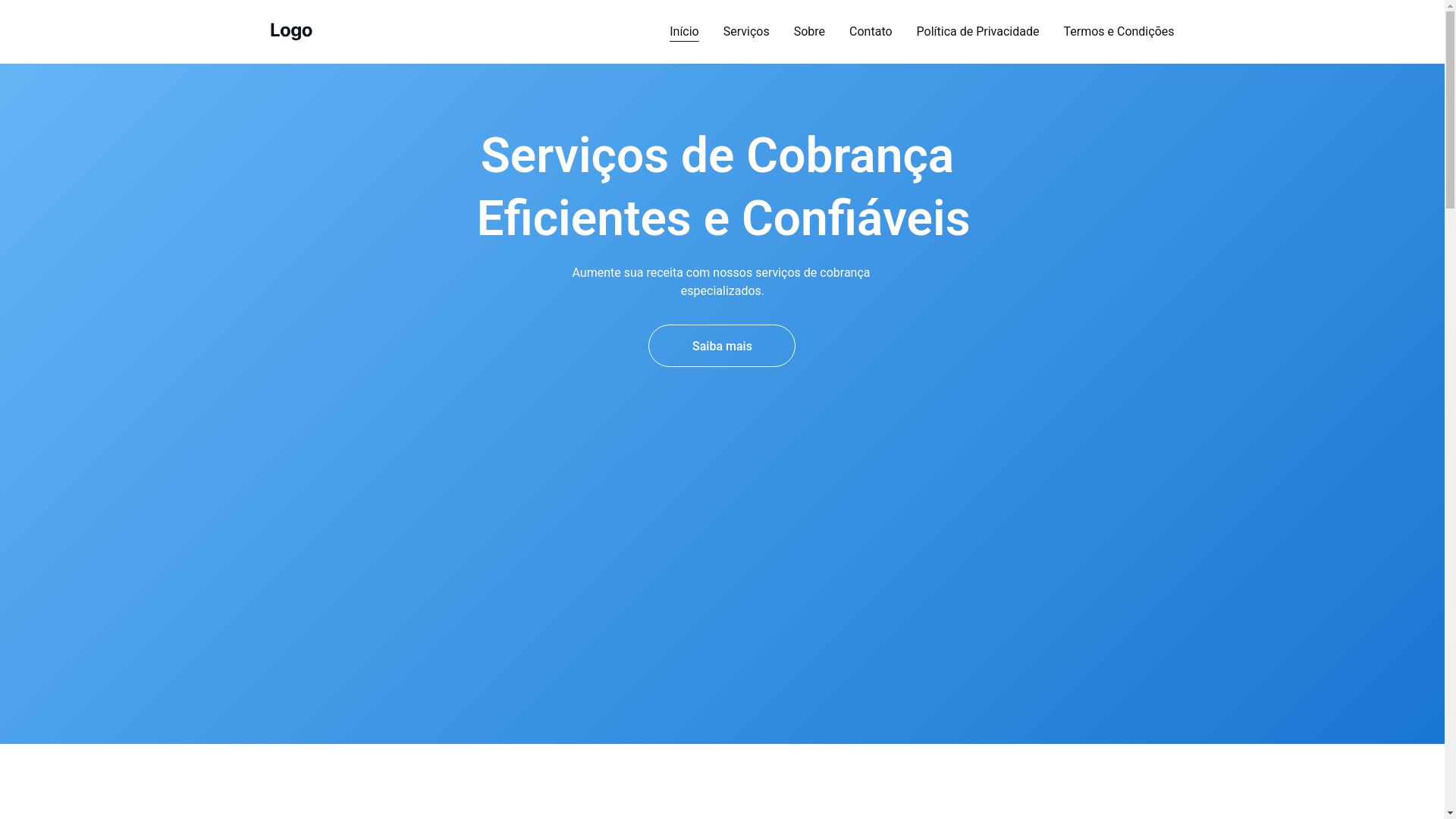 website screenshot of https://simcertocobrancas.com.br/