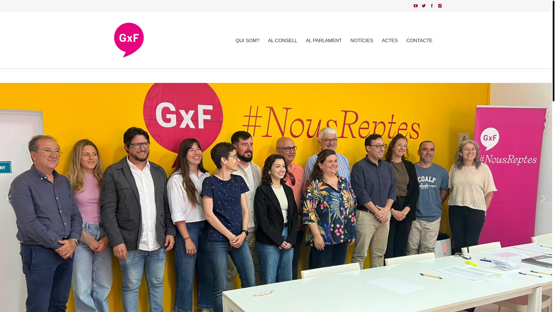 website screenshot of https://gentxformentera.org/