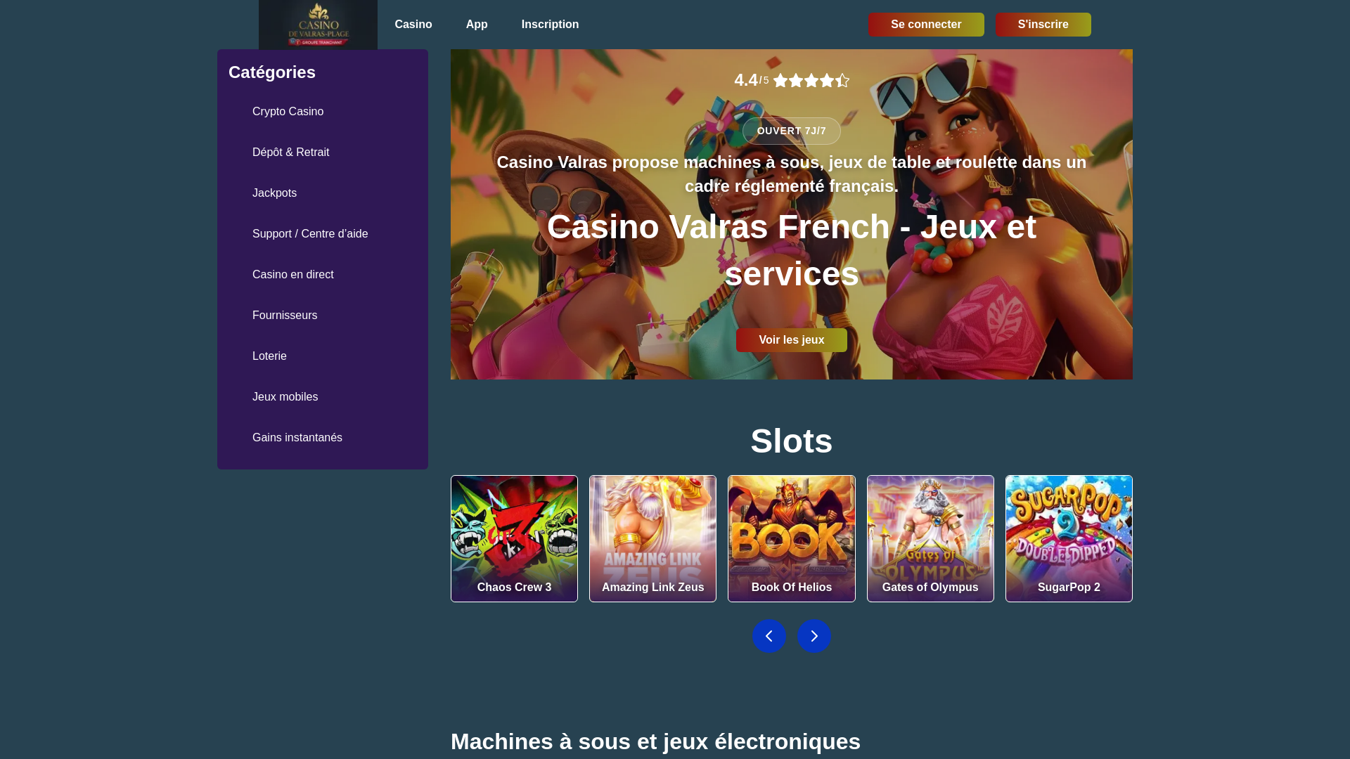 website screenshot of https://casinovalras-com.pages.dev/