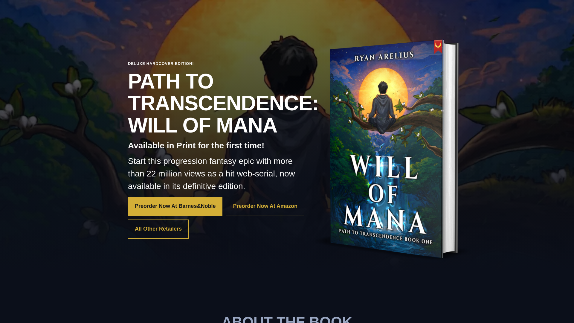 website screenshot of https://ryanarelius.com/