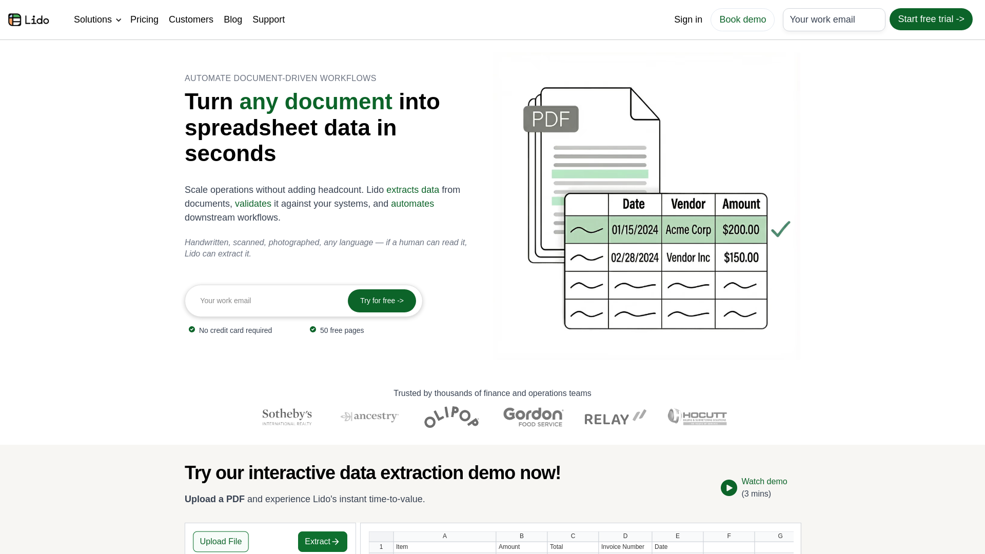 website screenshot of https://messagelido.com