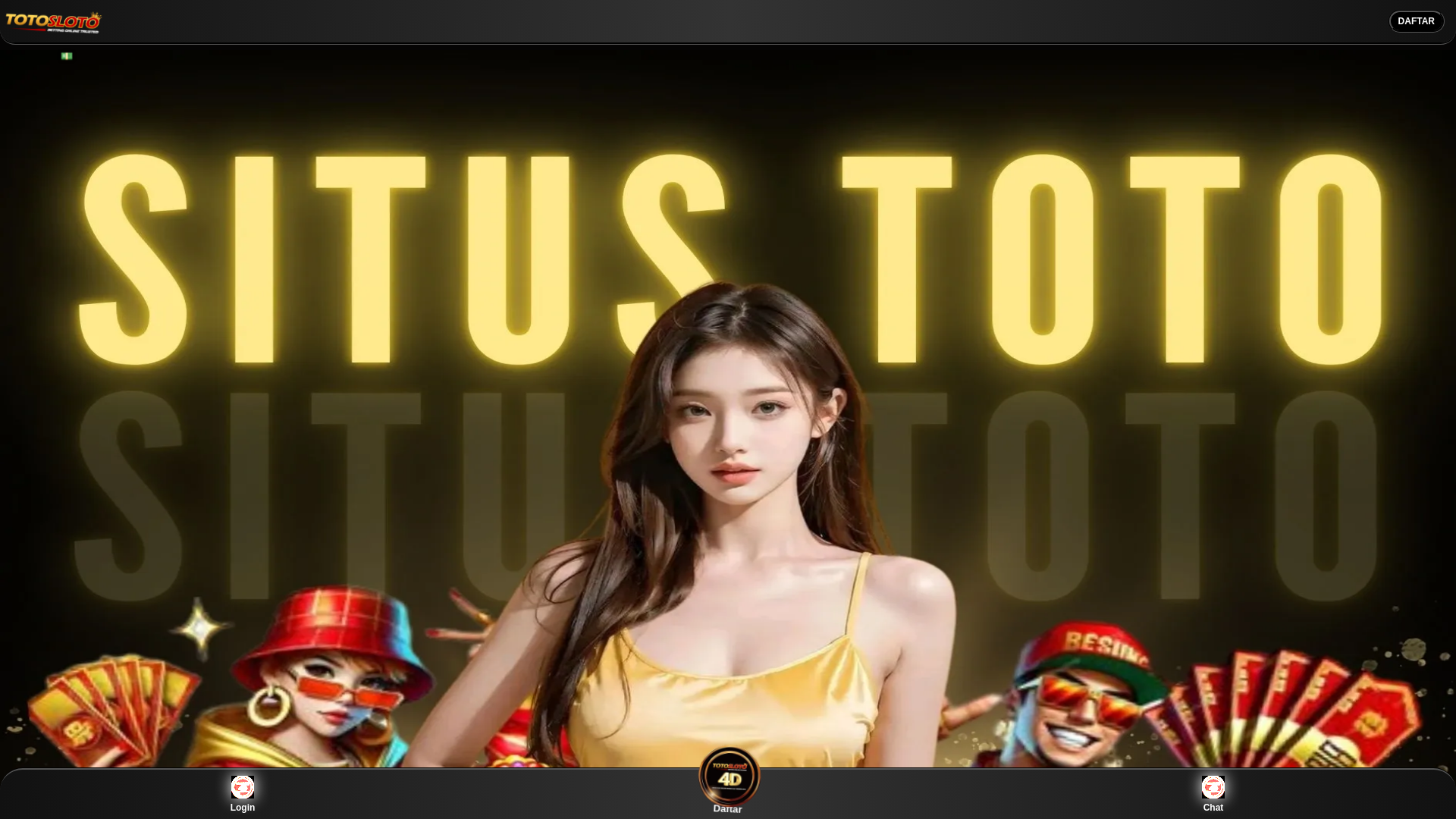 website screenshot of https://izin-masuk-totosloto.pages.dev/