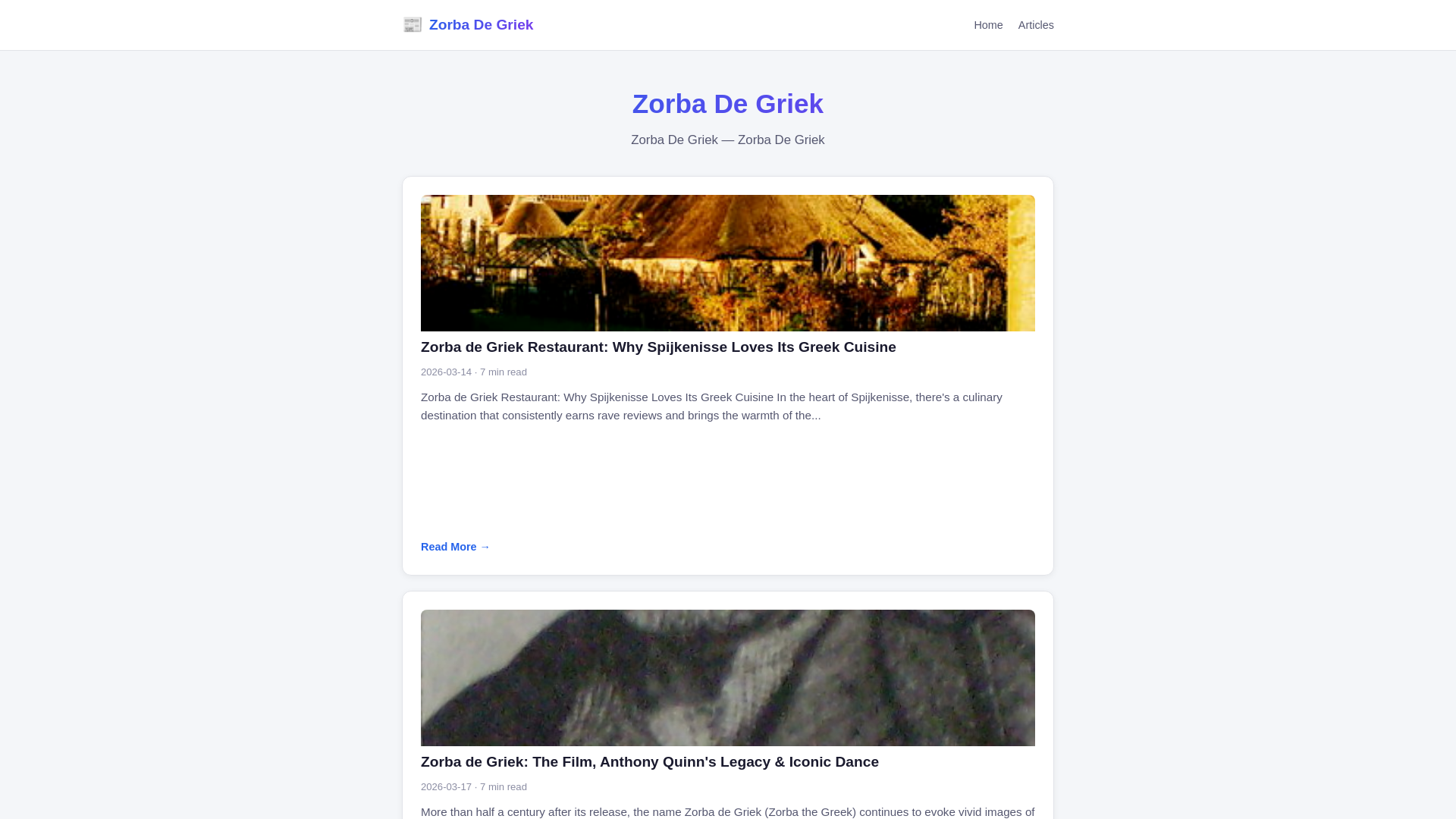 website screenshot of https://zorba-de-griek.pages.dev/