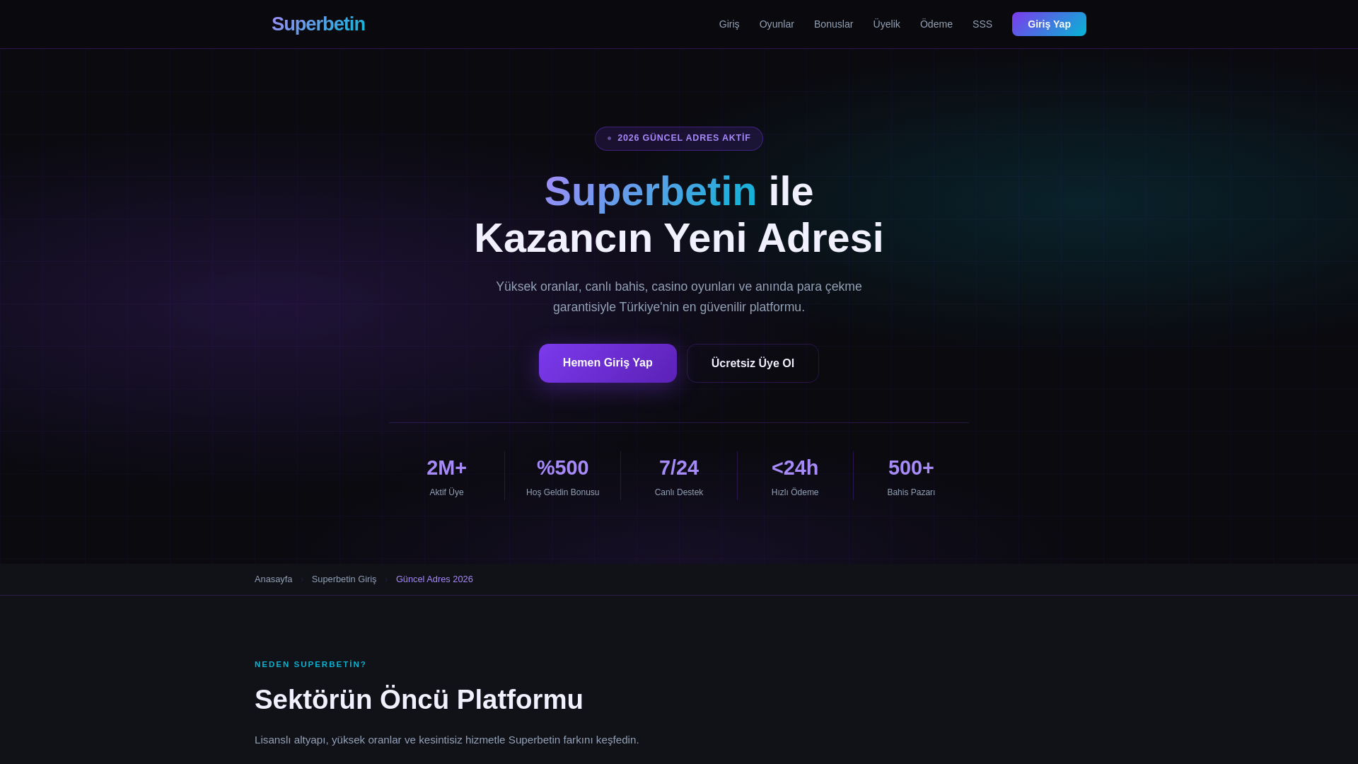 website screenshot of https://tr.superbet-orjinalgiris.com