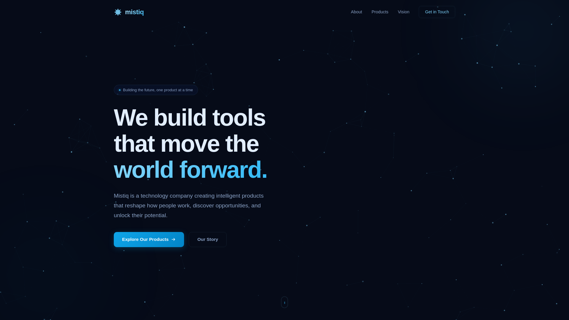 website screenshot of https://mistiq-portal.pages.dev/