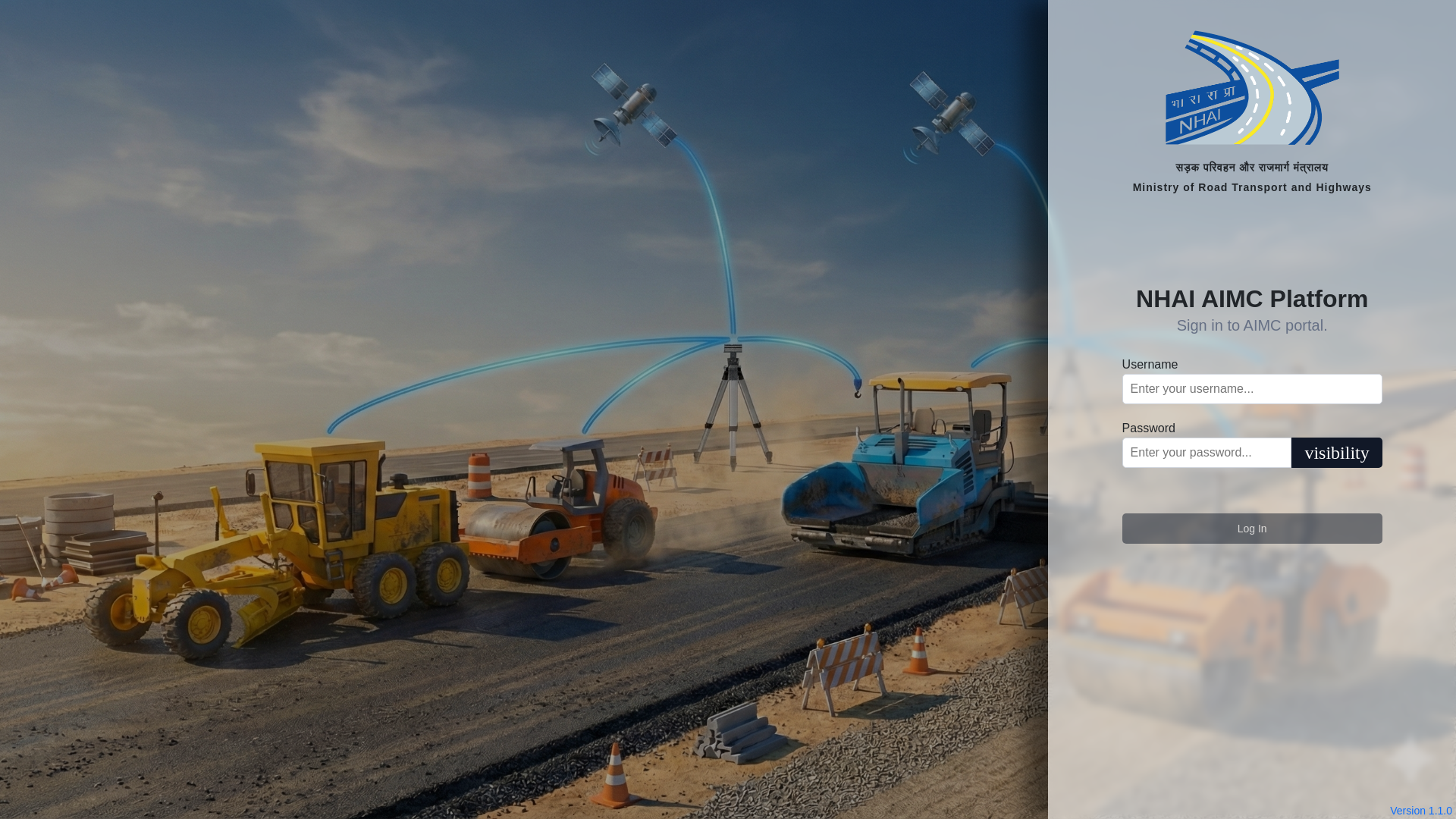 website screenshot of https://nhaiaimc.com/