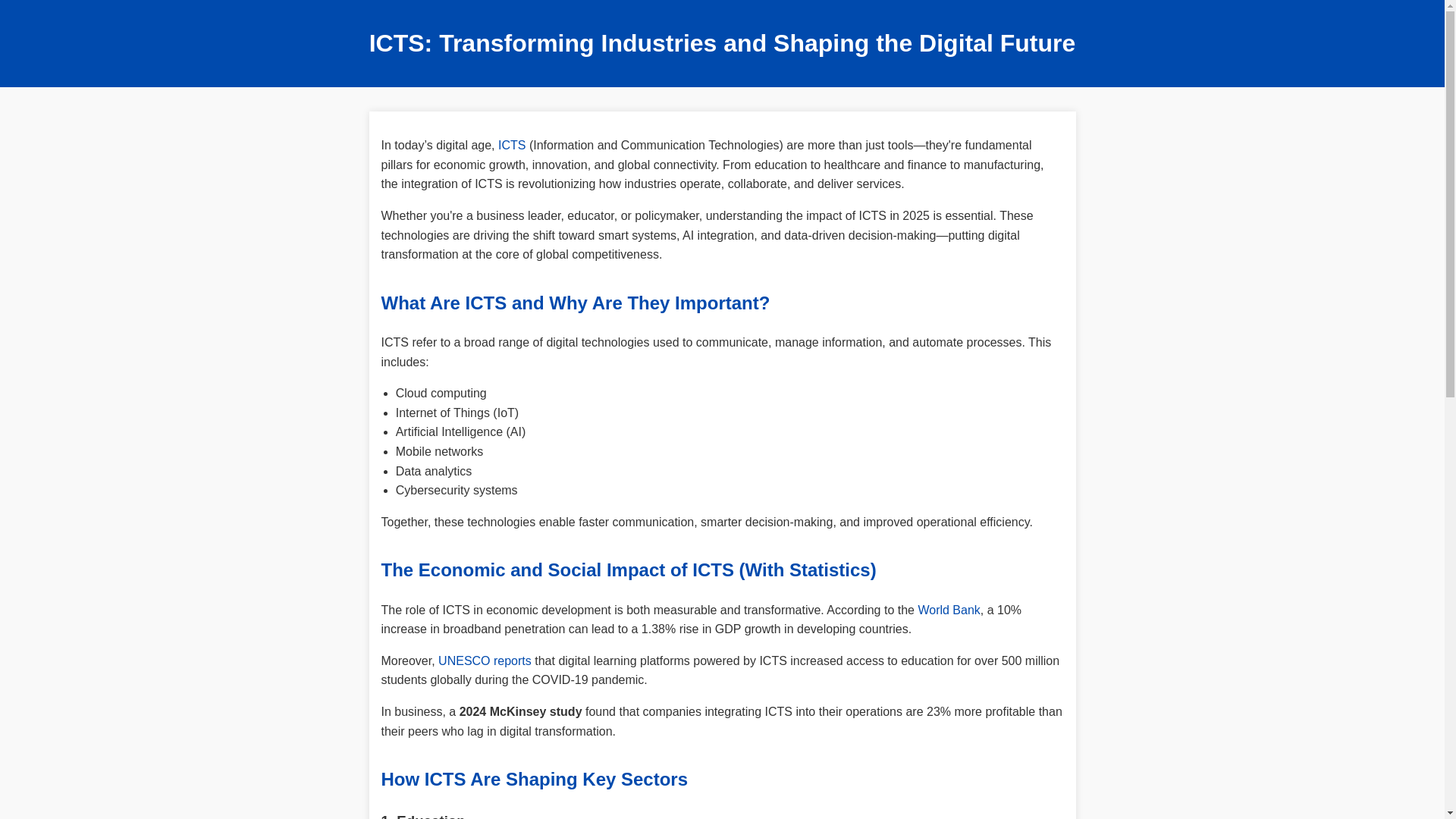 website screenshot of https://icts-c7m.pages.dev/
