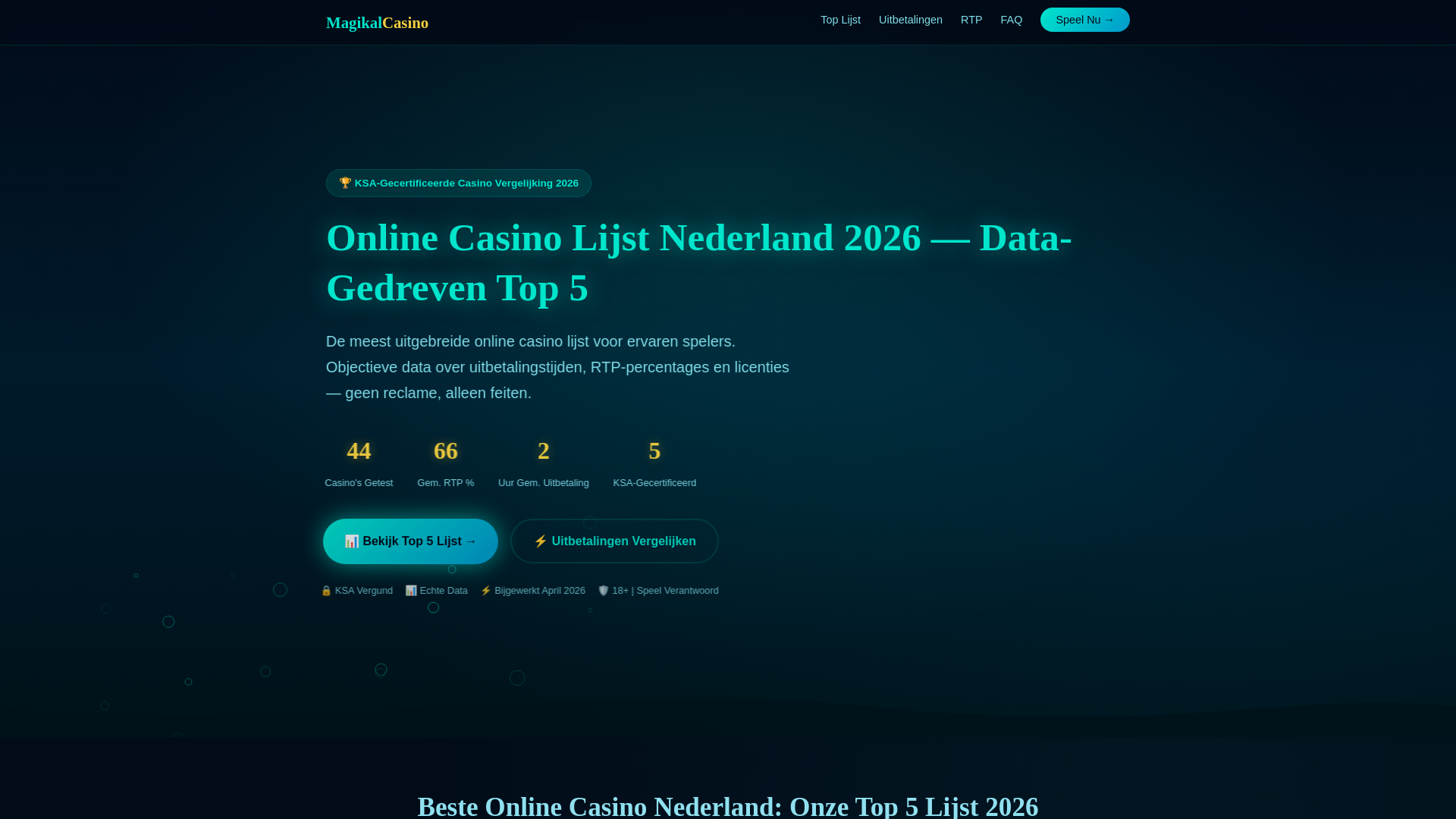 website screenshot of https://magikalopvakantie-nl.pages.dev/