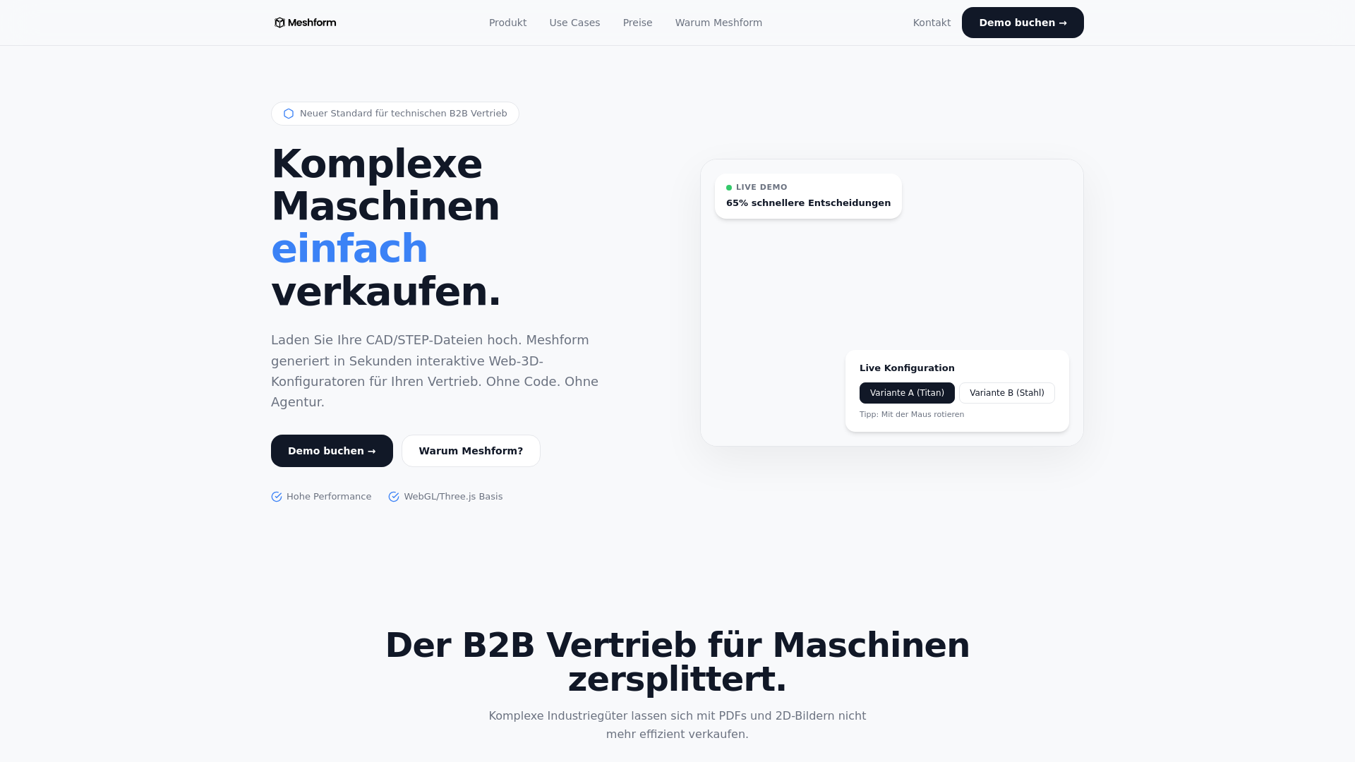 website screenshot of https://meshform-website2.pages.dev/