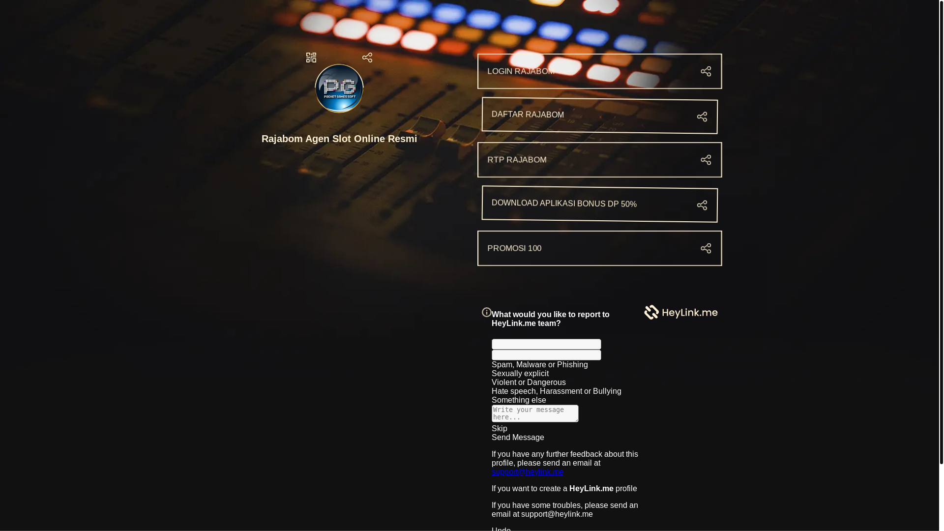 website screenshot of https://raja-bom-duq.pages.dev/