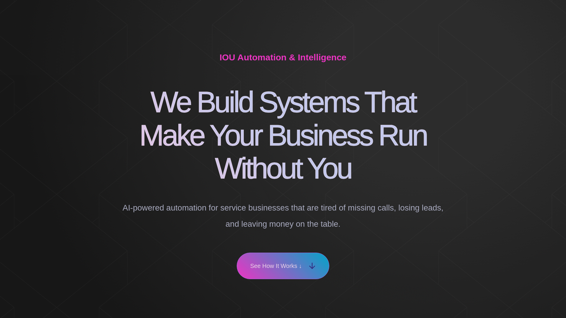 website screenshot of https://iouautomation.com/