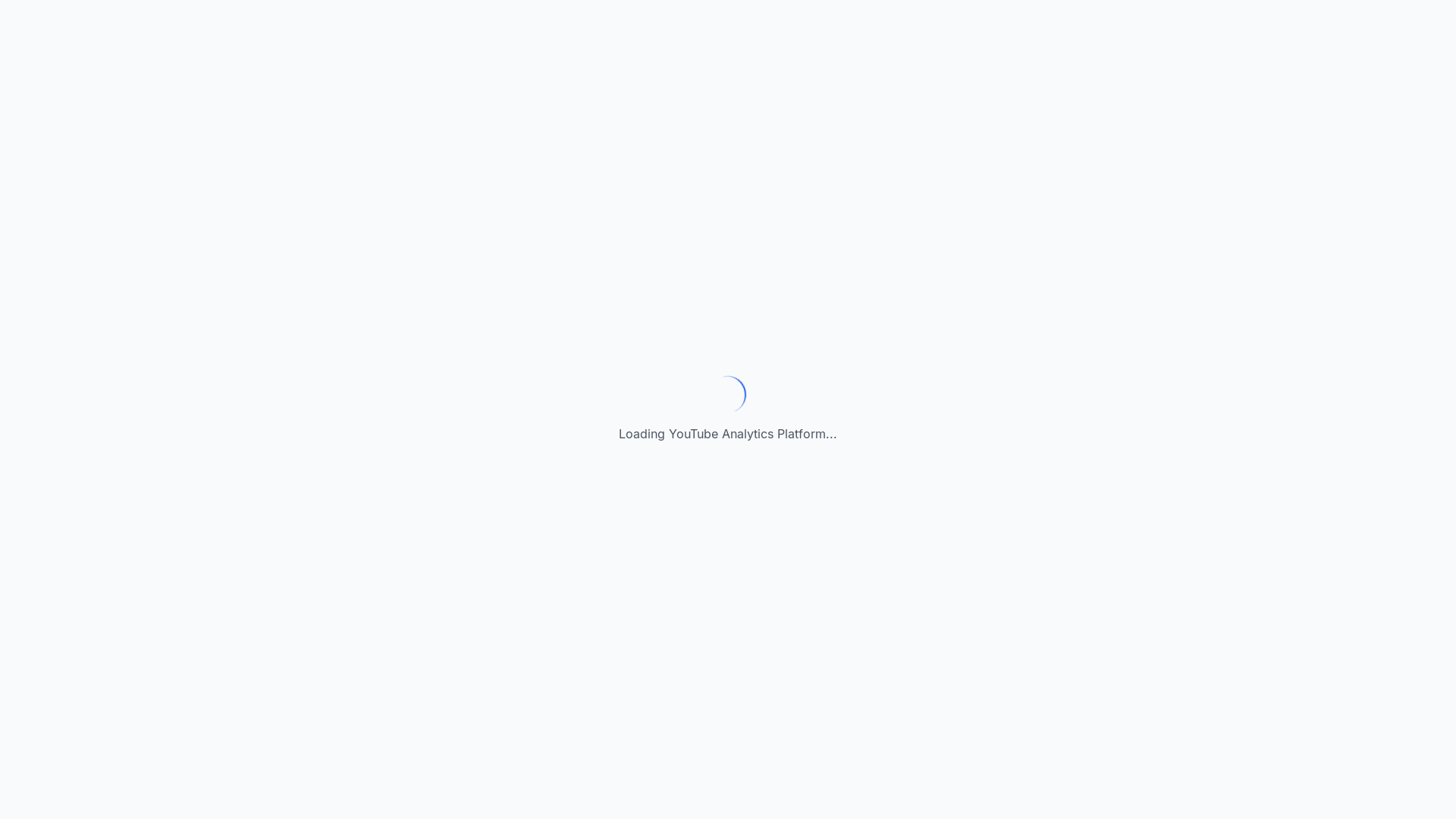 website screenshot of https://tubeanalyticshub.xyz/