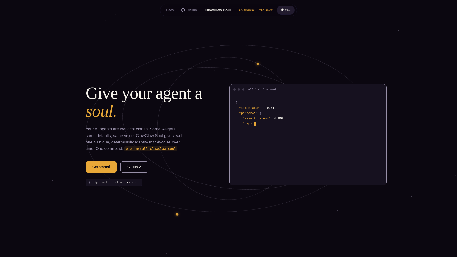website screenshot of https://clawclawsoul.com/