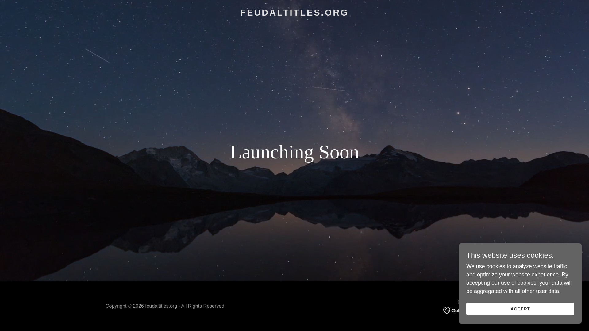 website screenshot of https://feudaltitles.org/