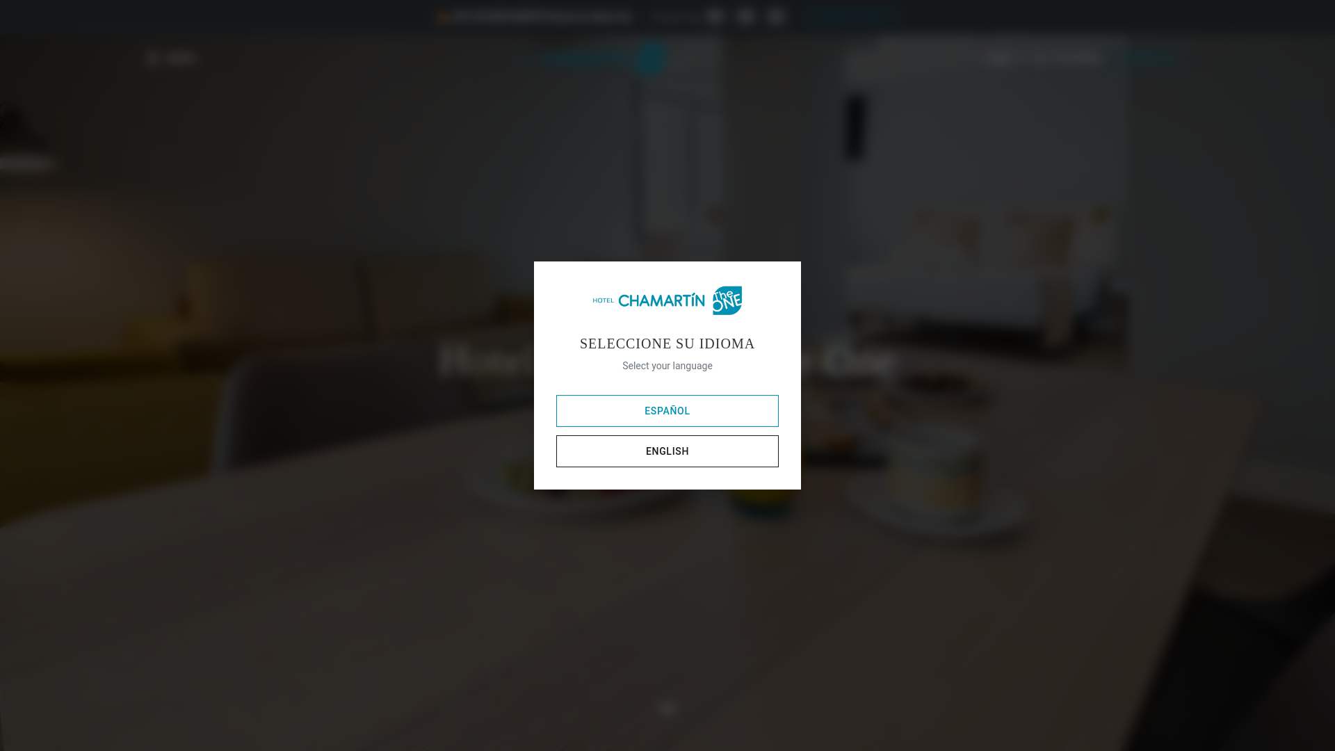 website screenshot of https://hotelchamartintheone.live