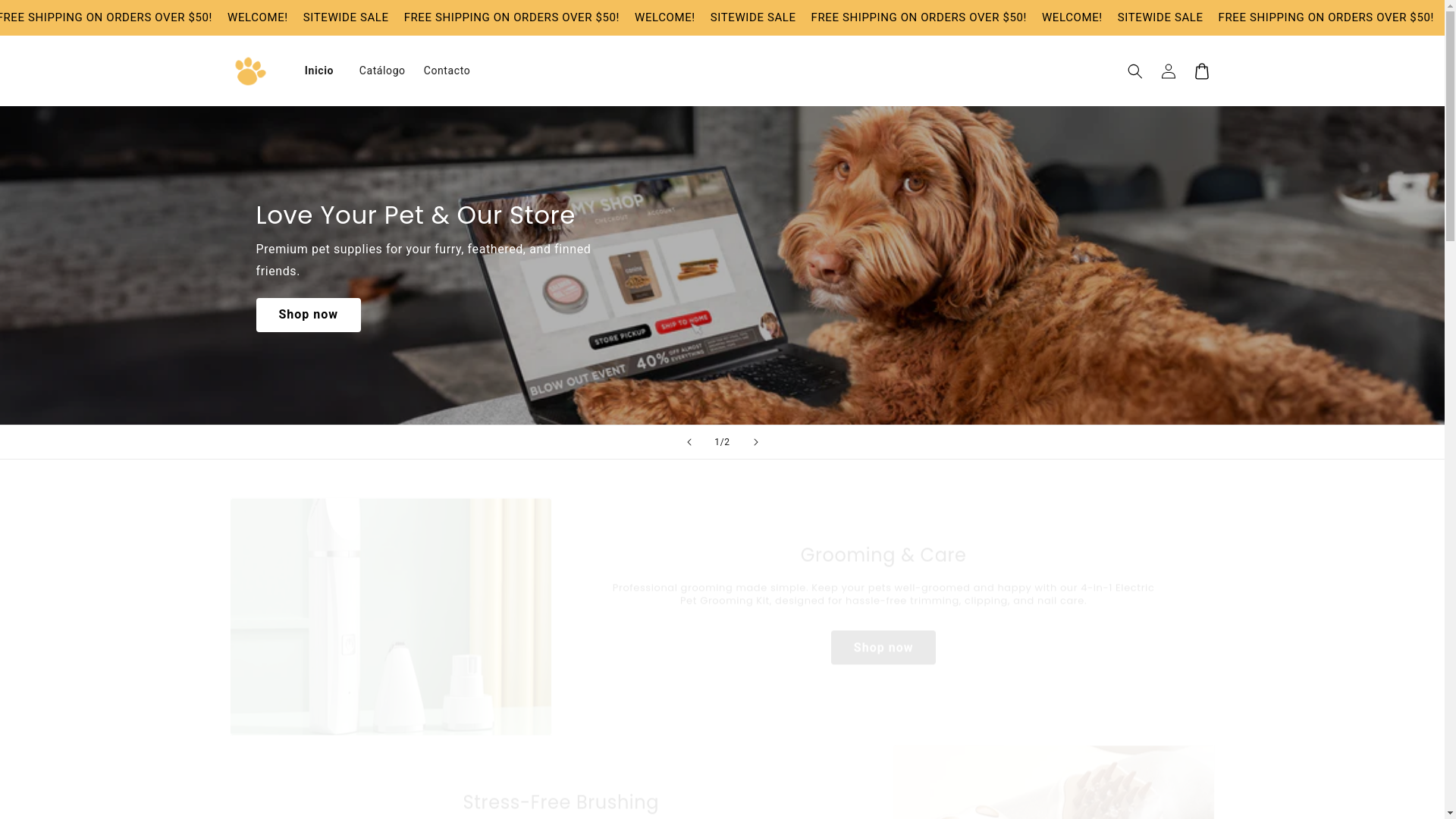 website screenshot of https://garage132.store/
