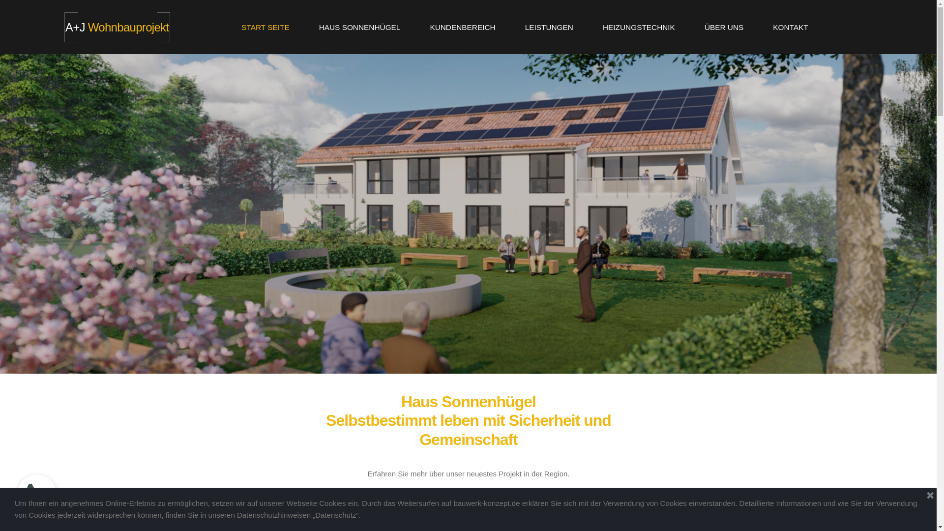 website screenshot of https://haus-sonnenhuegel.de/