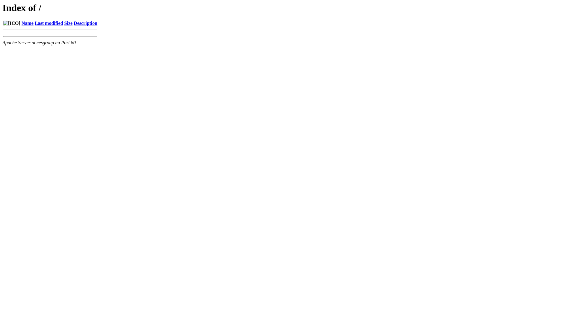 website screenshot of https://cesgroup.hu/