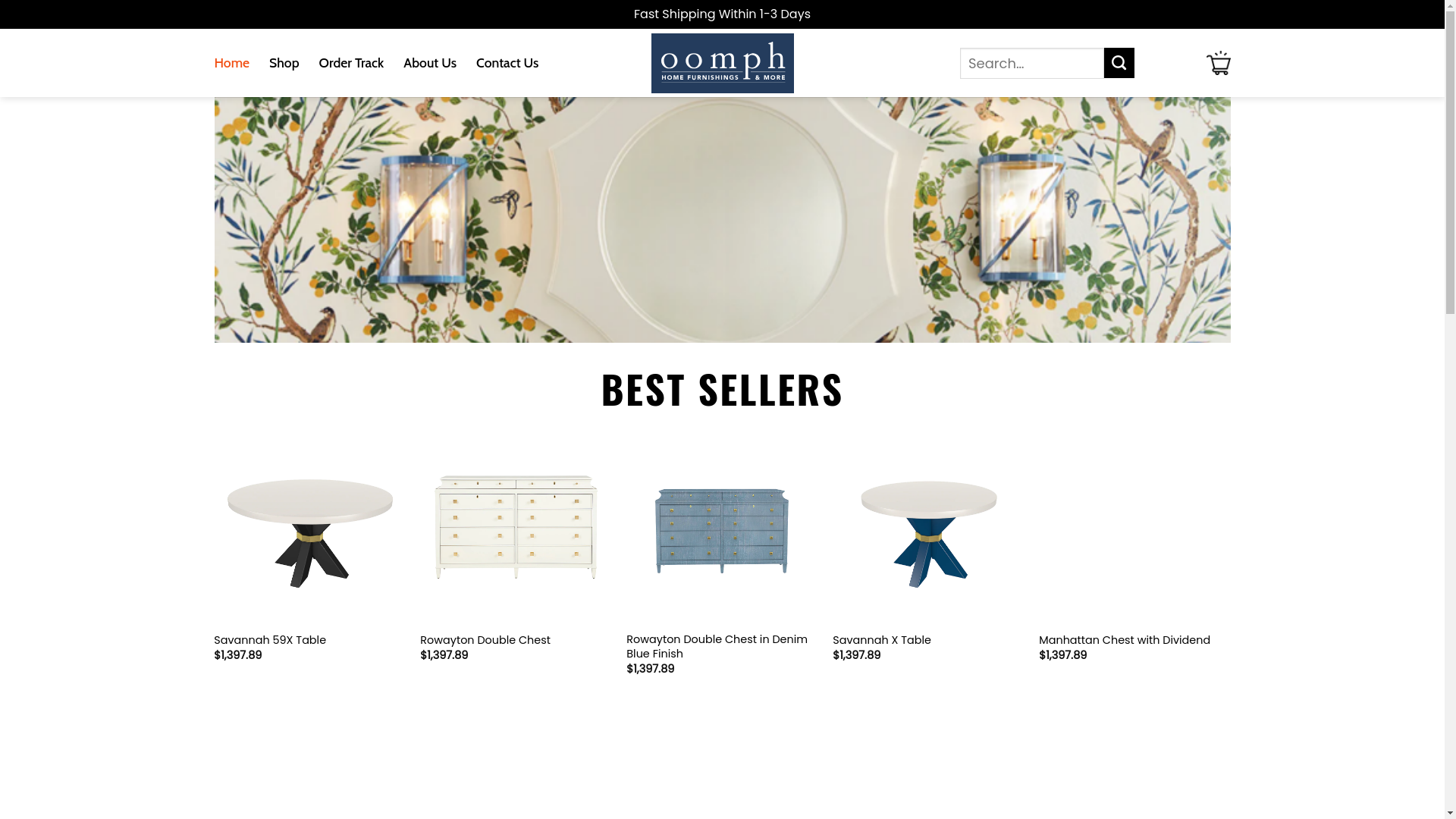 website screenshot of https://superoomphhome.shop/