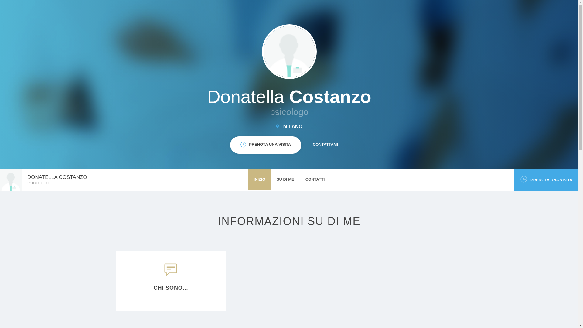 website screenshot of https://donatellacostanzopsicologa.com/