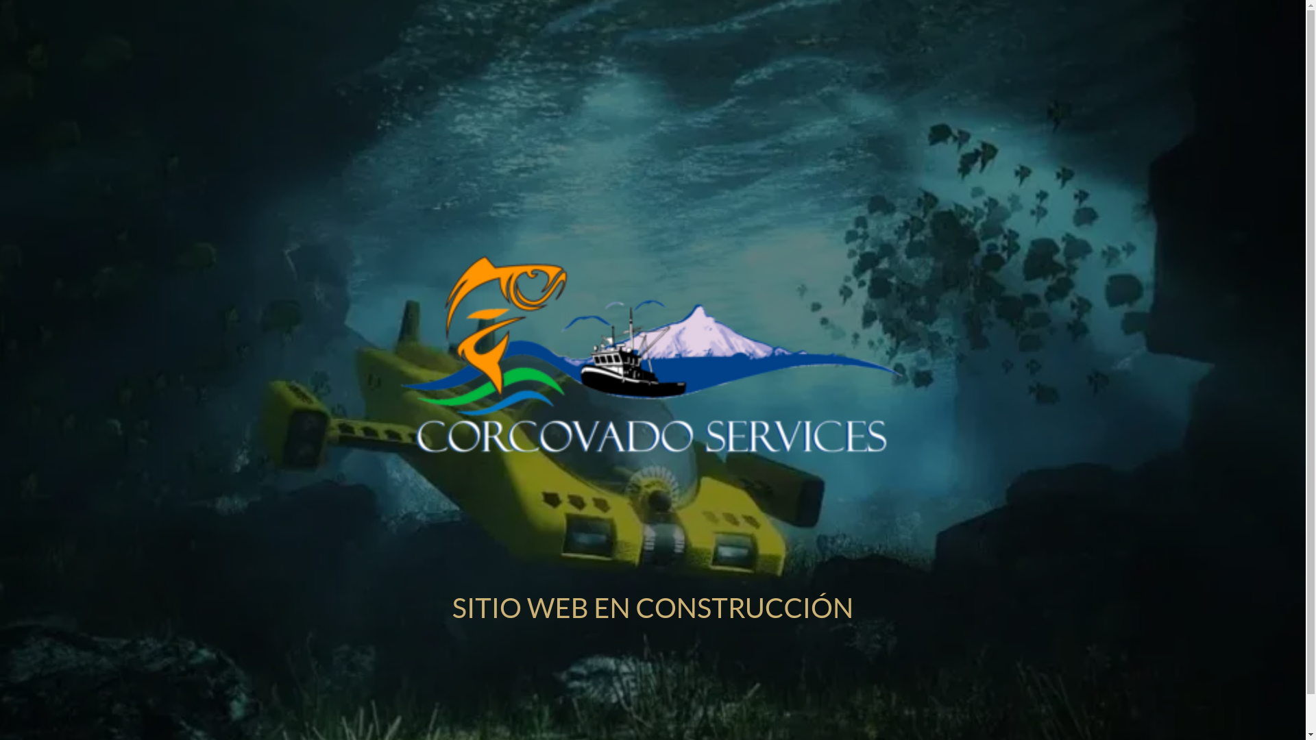 website screenshot of https://corcovadoservices.cl/