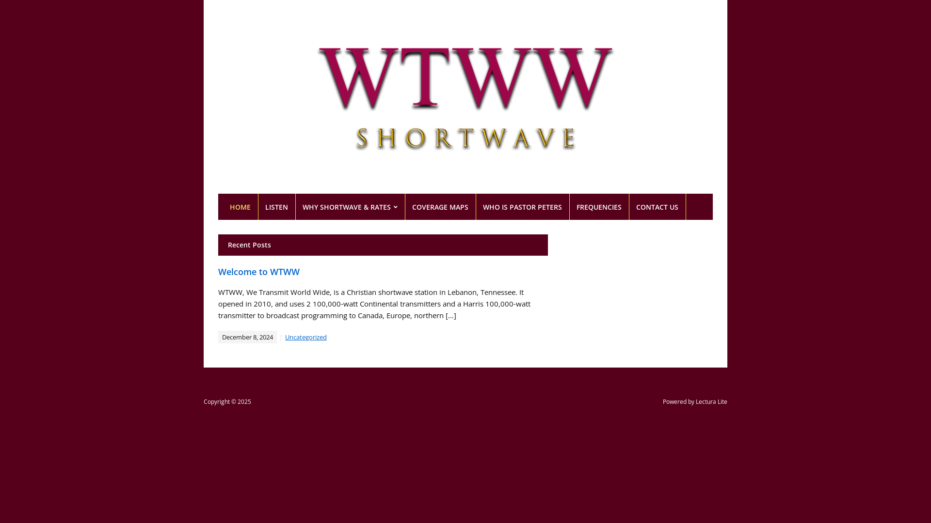 website screenshot of https://wtww.org/