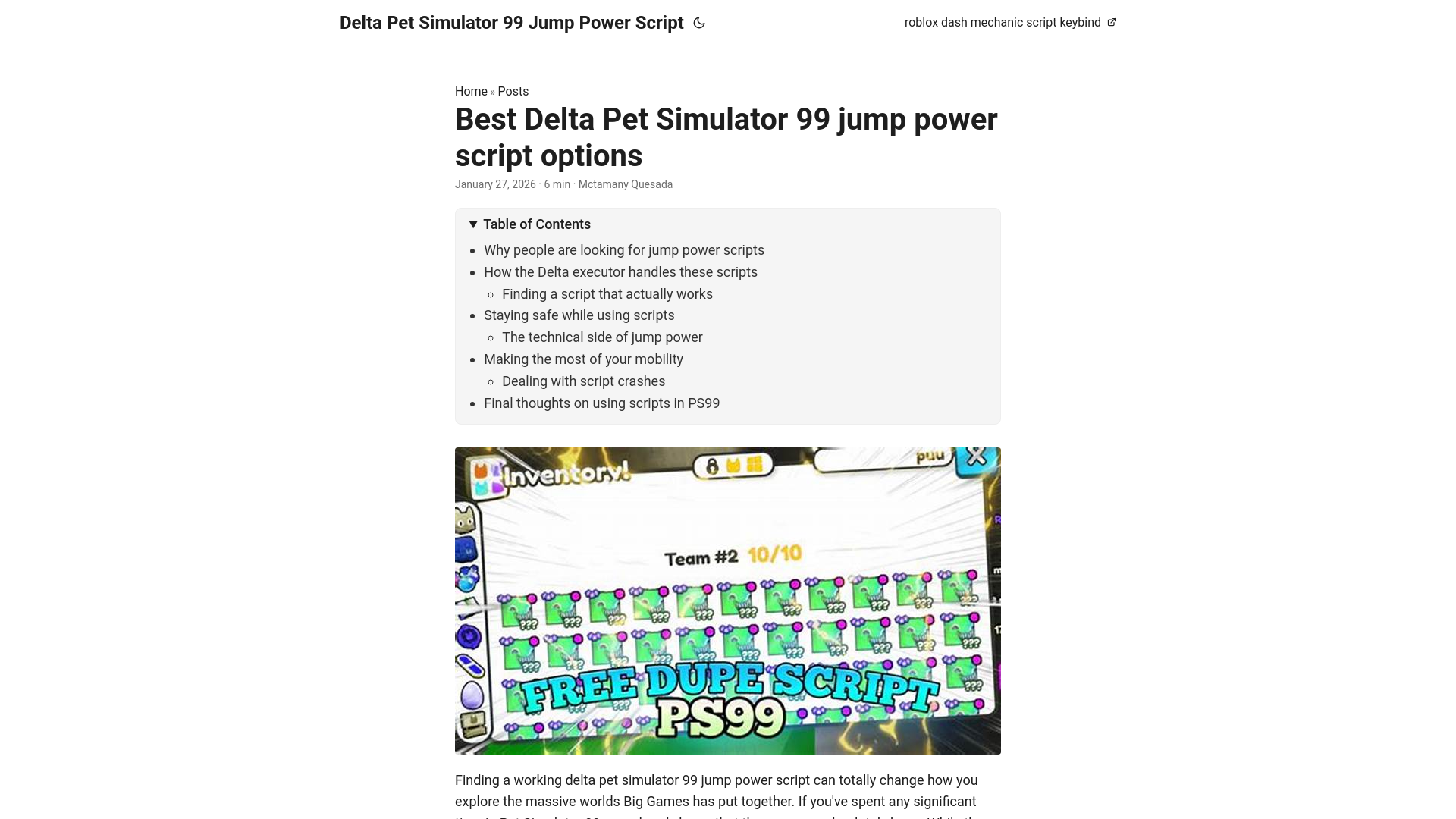 website screenshot of https://delta-pet-simulator-99-jump-power-script.pages.dev/