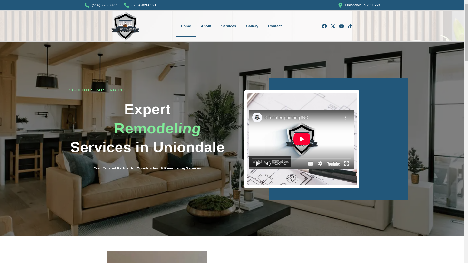 website screenshot of https://cifuentespaintinginc.com/