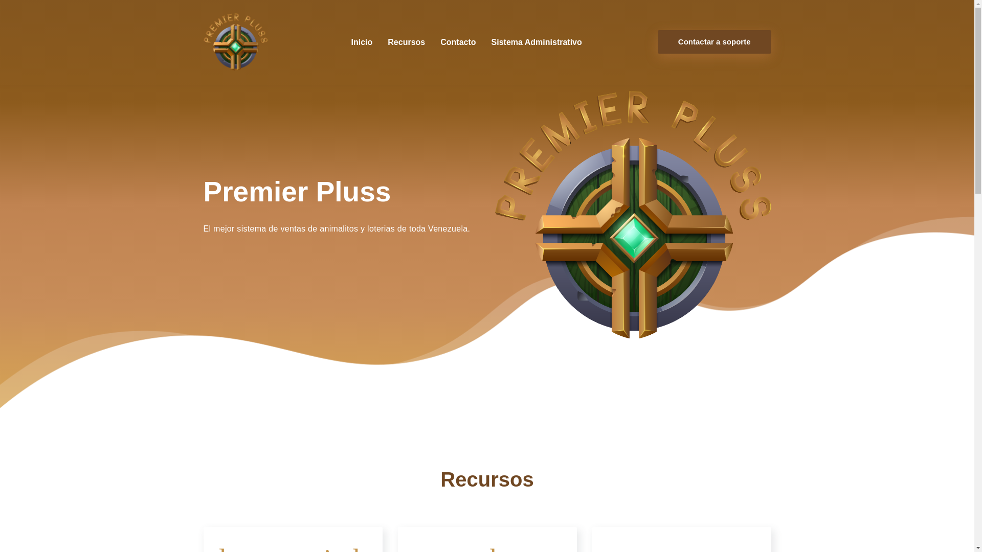 website screenshot of https://premierpluss.com