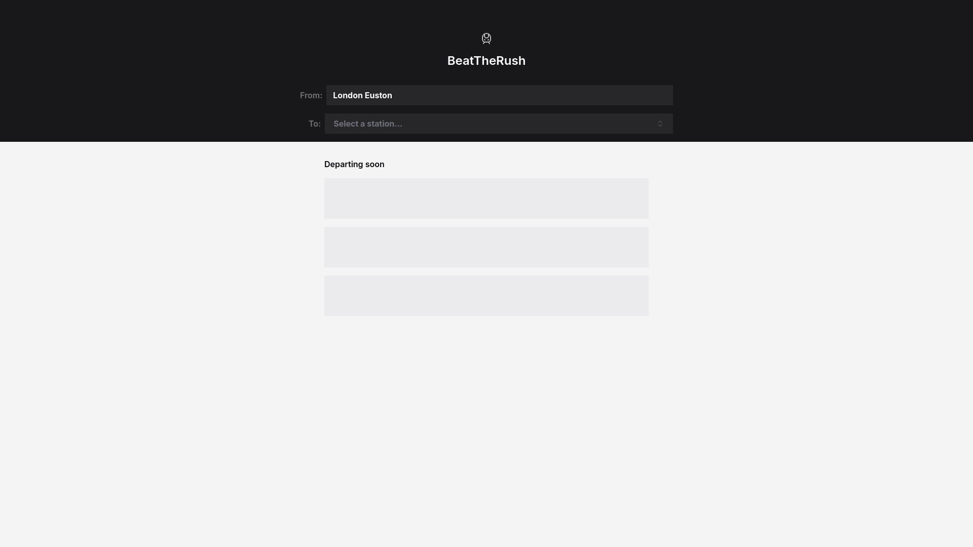 website screenshot of https://beattheeustonrush.com/