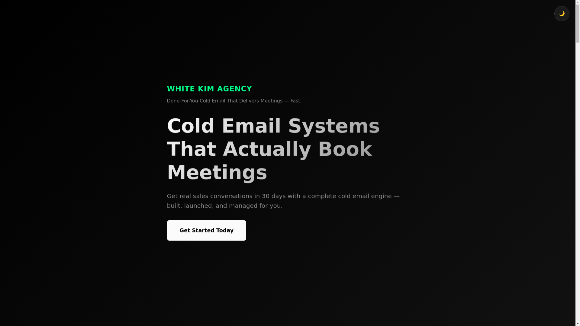 website screenshot of https://clickwhitekim.com/