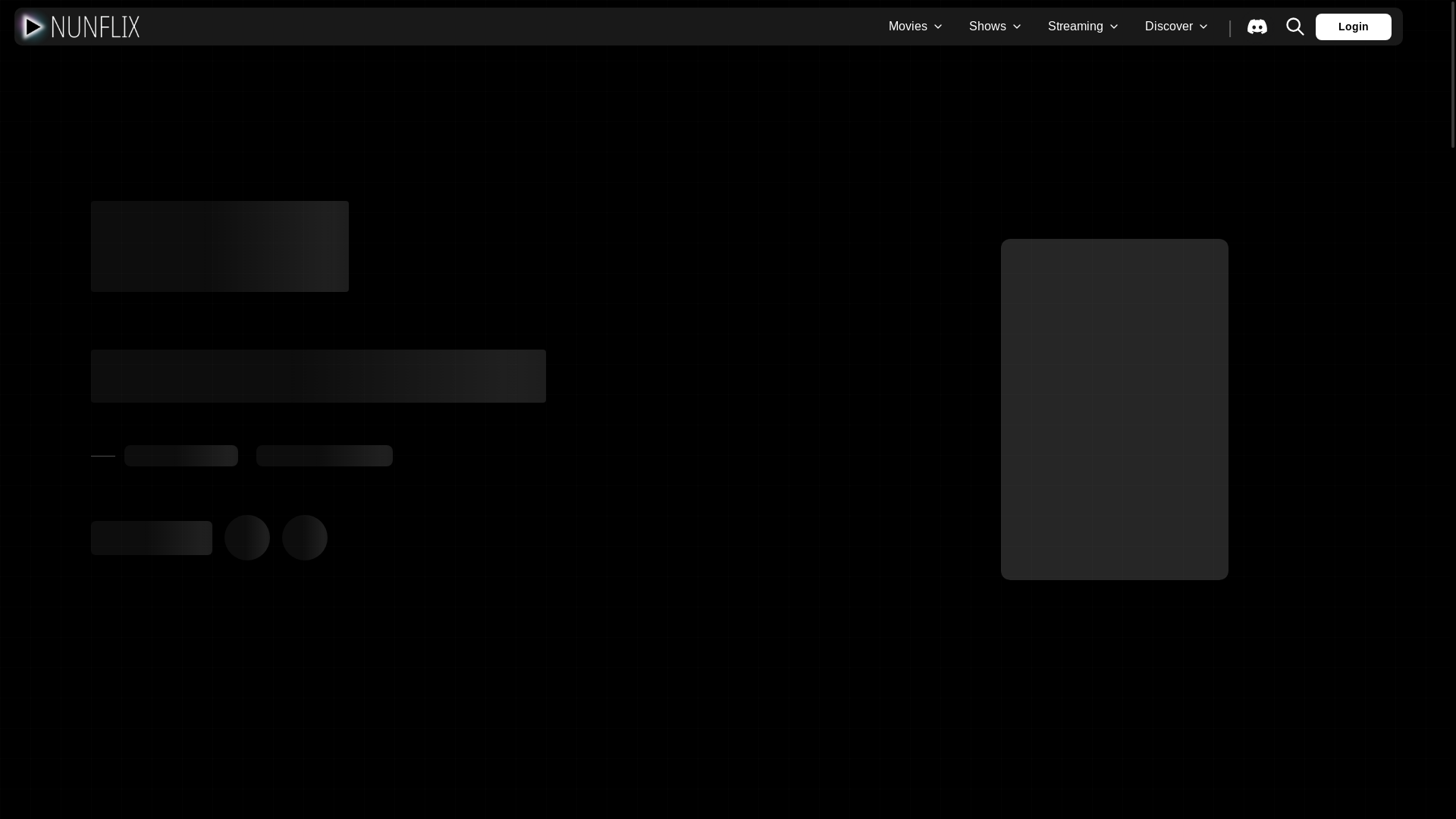 website screenshot of https://nunflix.app/