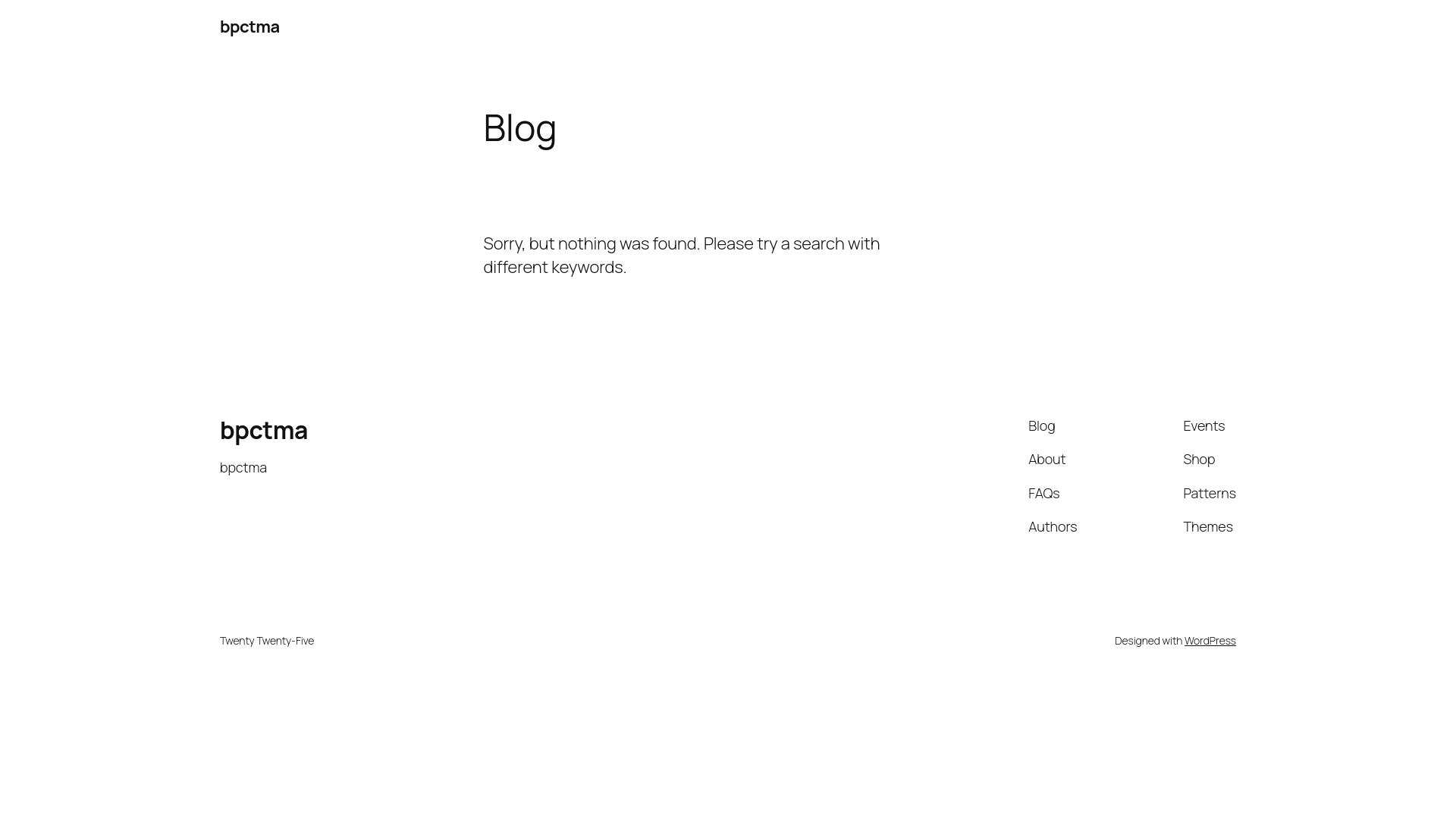 website screenshot of https://bpctma.com/