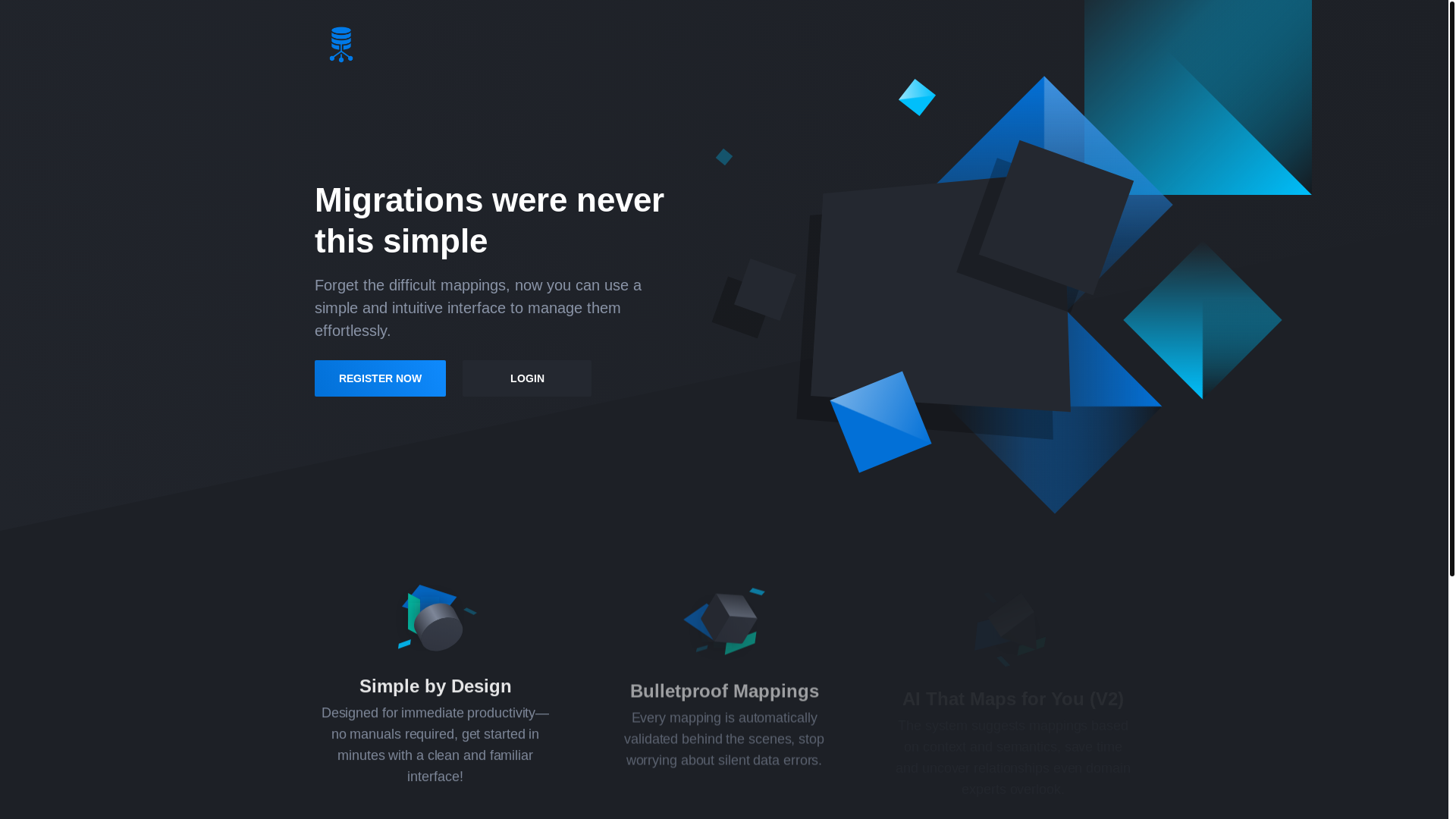 website screenshot of https://datamap-assistant.com/