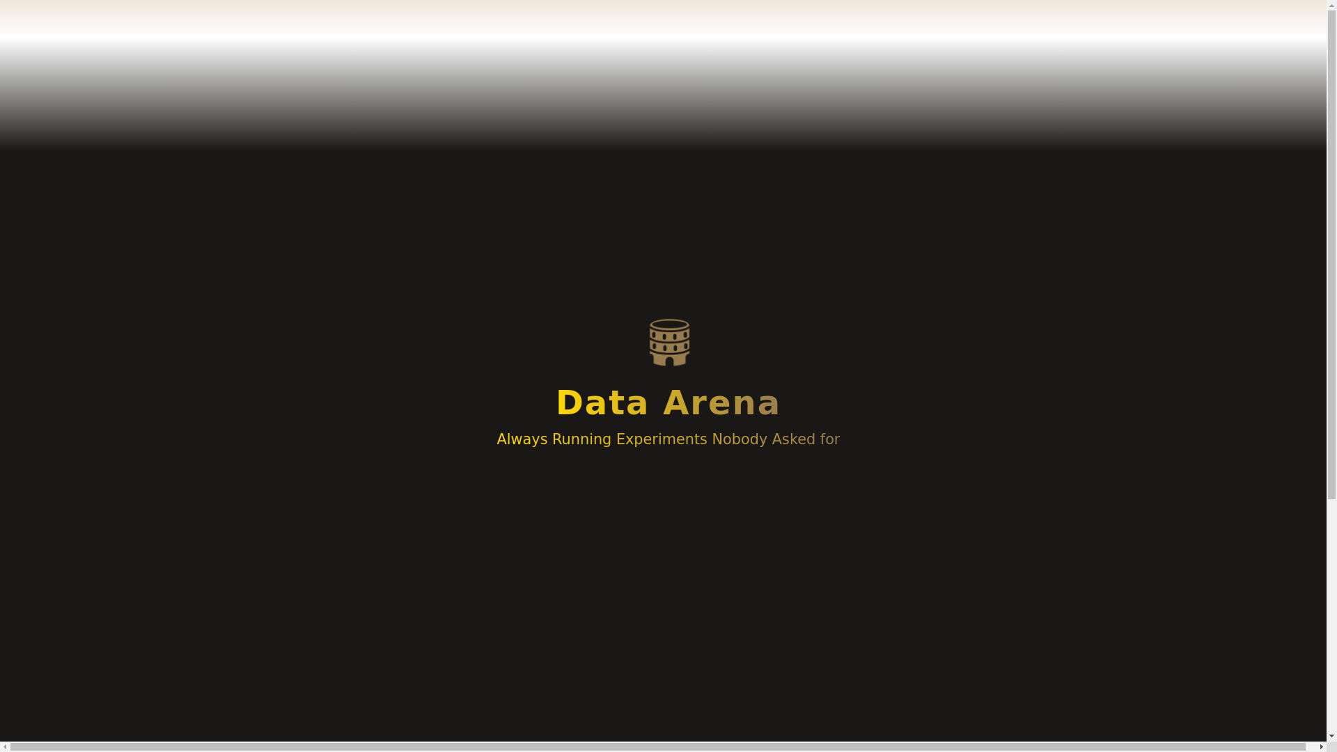 website screenshot of https://dataarena-landing-page.pages.dev/