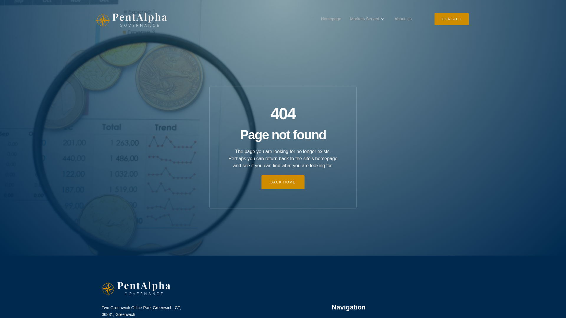 website screenshot of http://www.pentalphaglobal.com/EmailDisclaimer.html