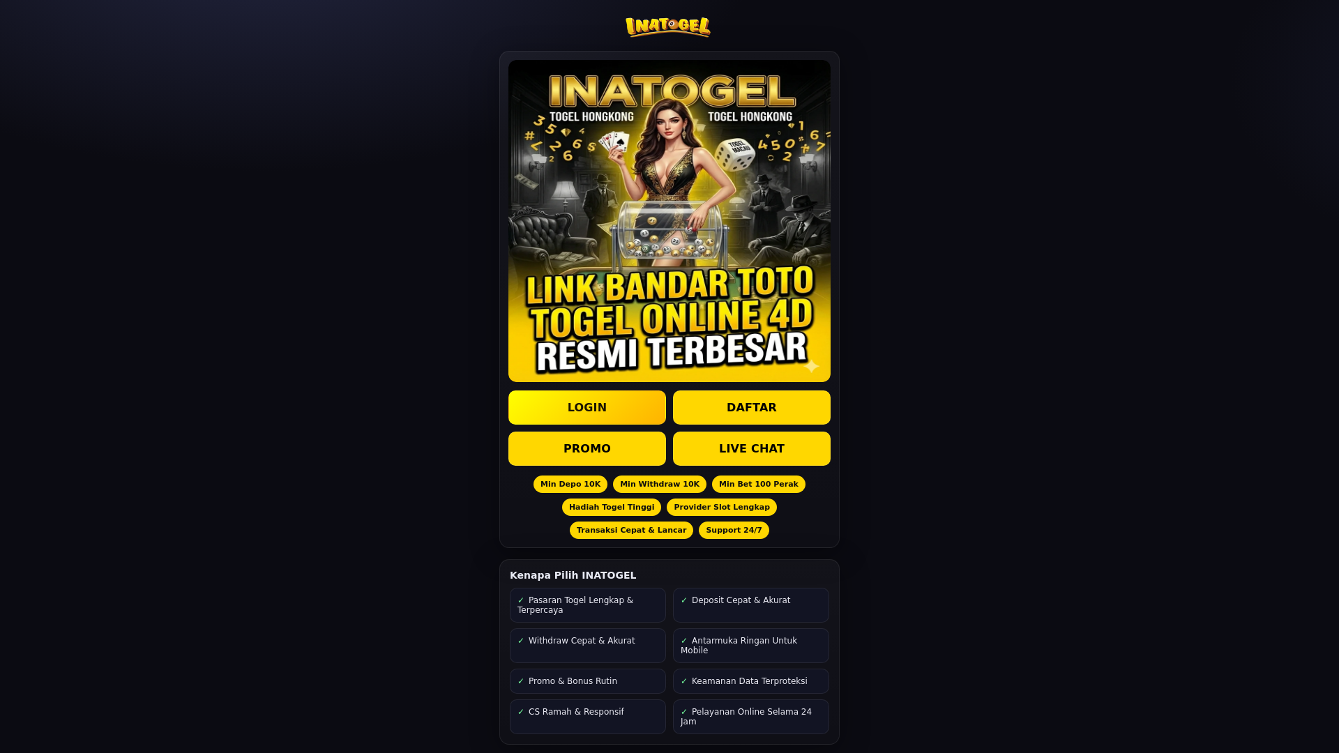 website screenshot of https://inatogel-login1.pages.dev/