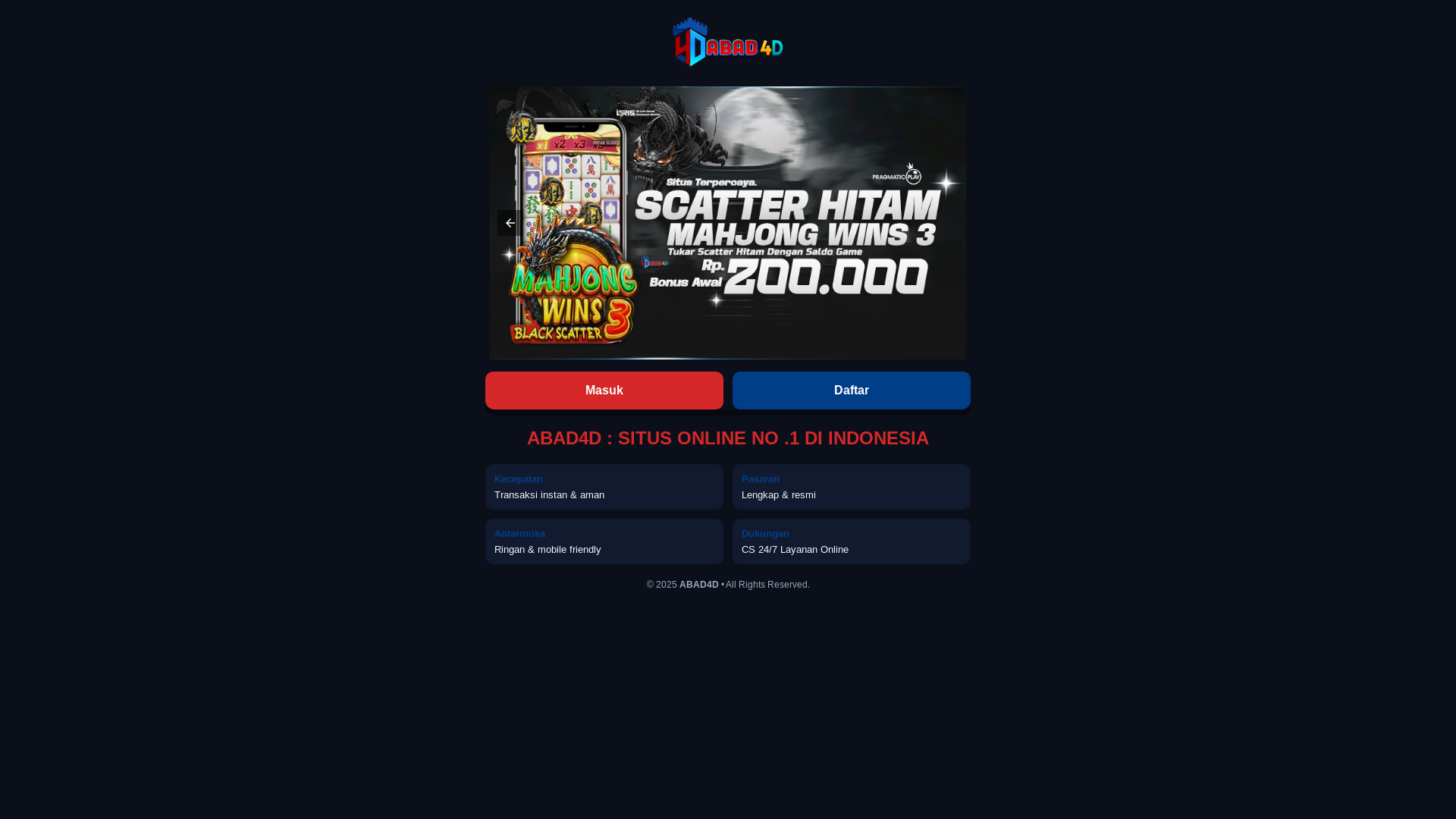 website screenshot of https://jandamontok.pages.dev/