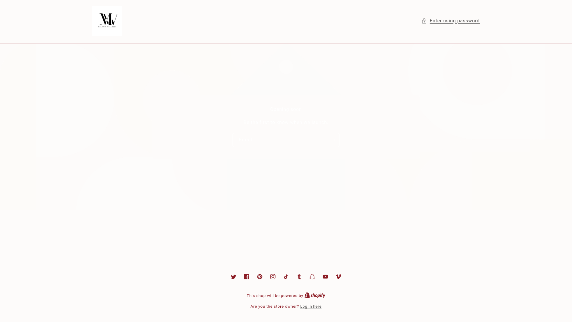 website screenshot of https://melaxinwellness.store/