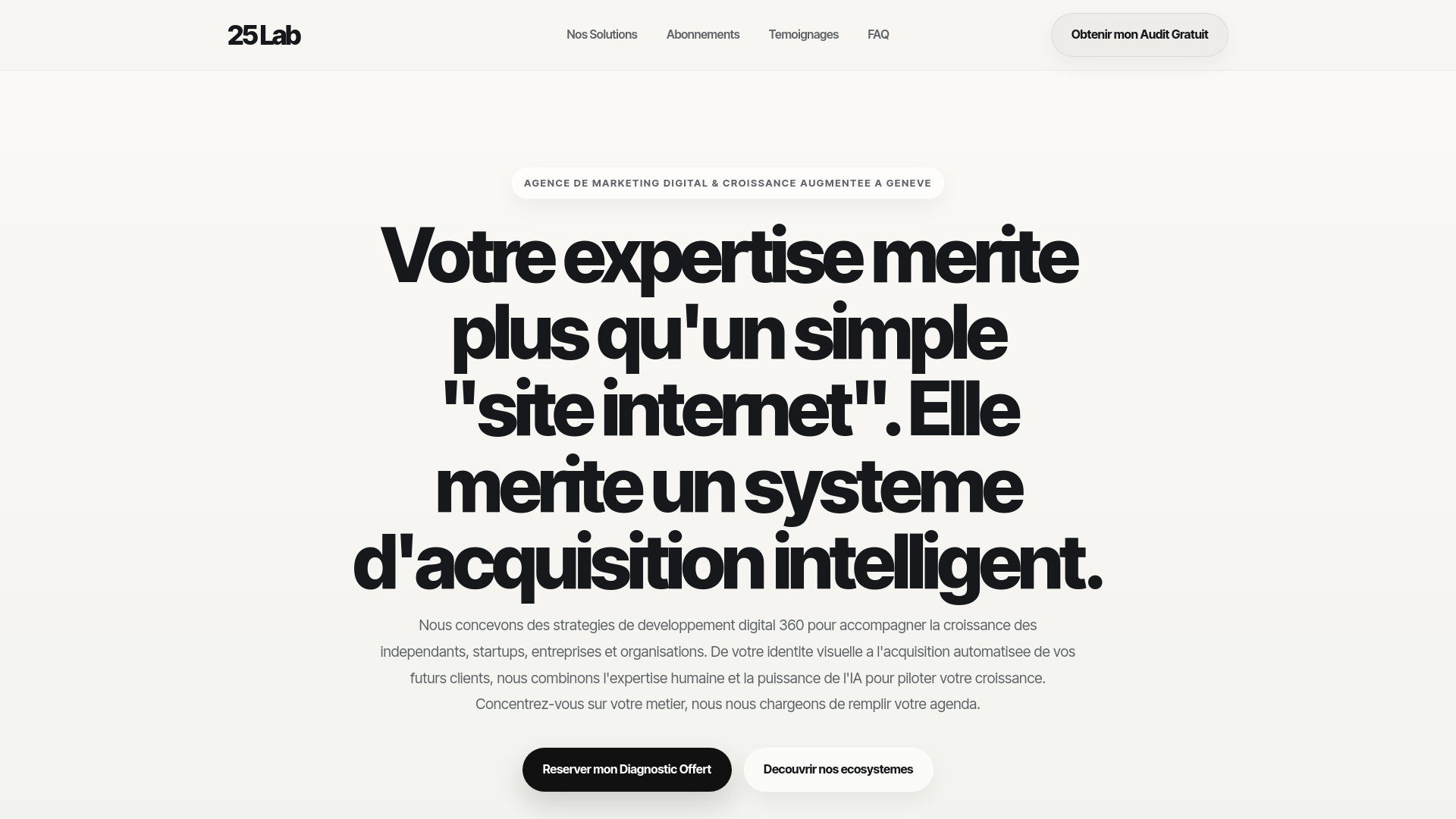 website screenshot of https://25lab.pages.dev/