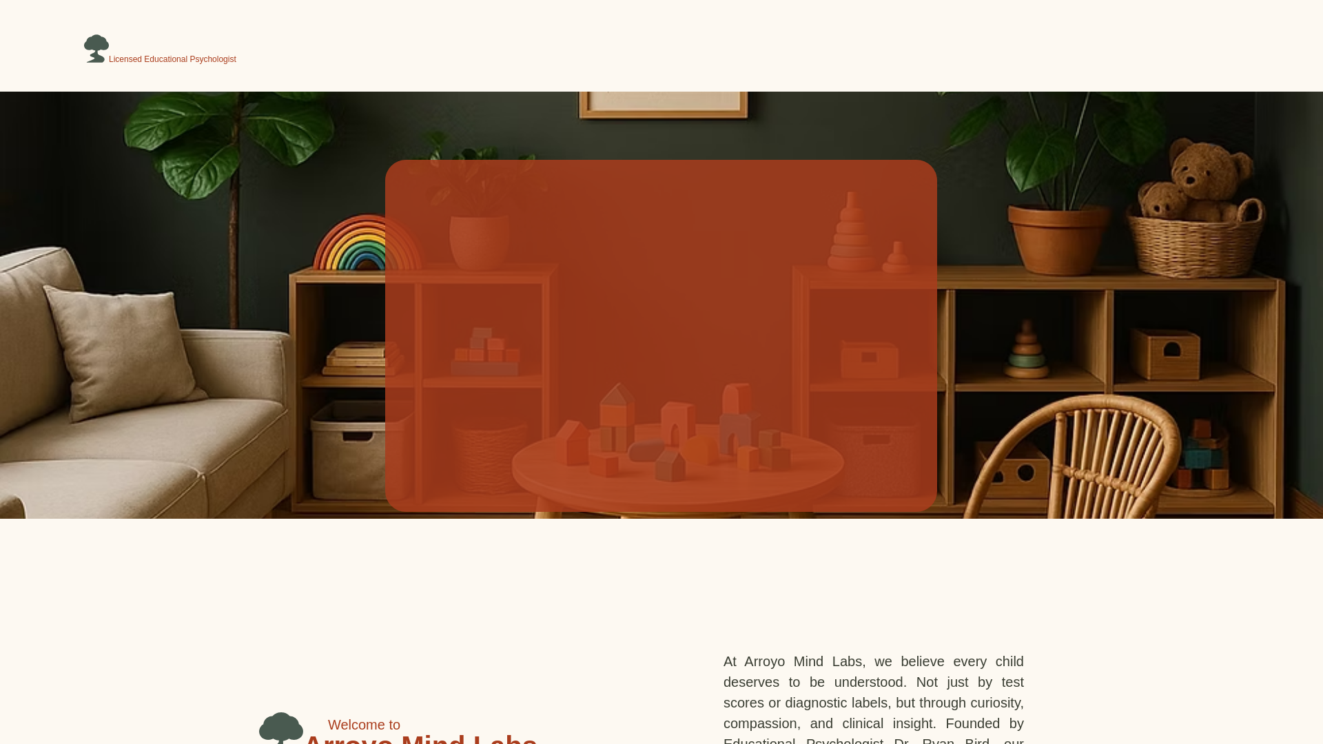 website screenshot of https://drryanbird.com/