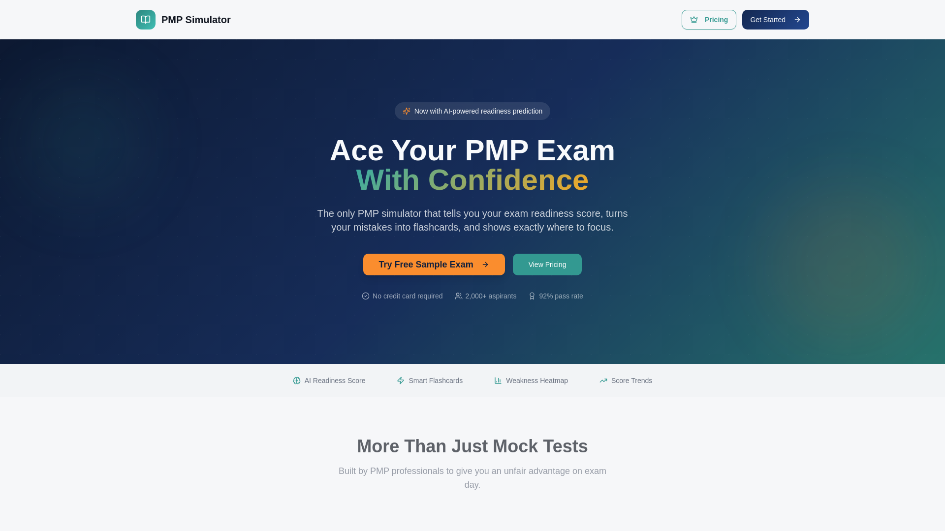 website screenshot of https://pmppracticehub.com/