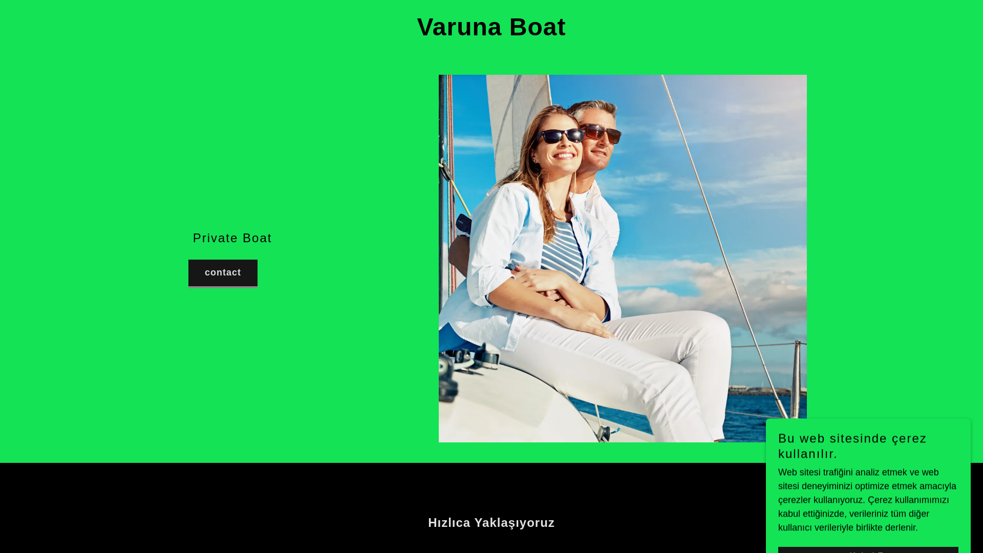 website screenshot of https://varunaboat.com/